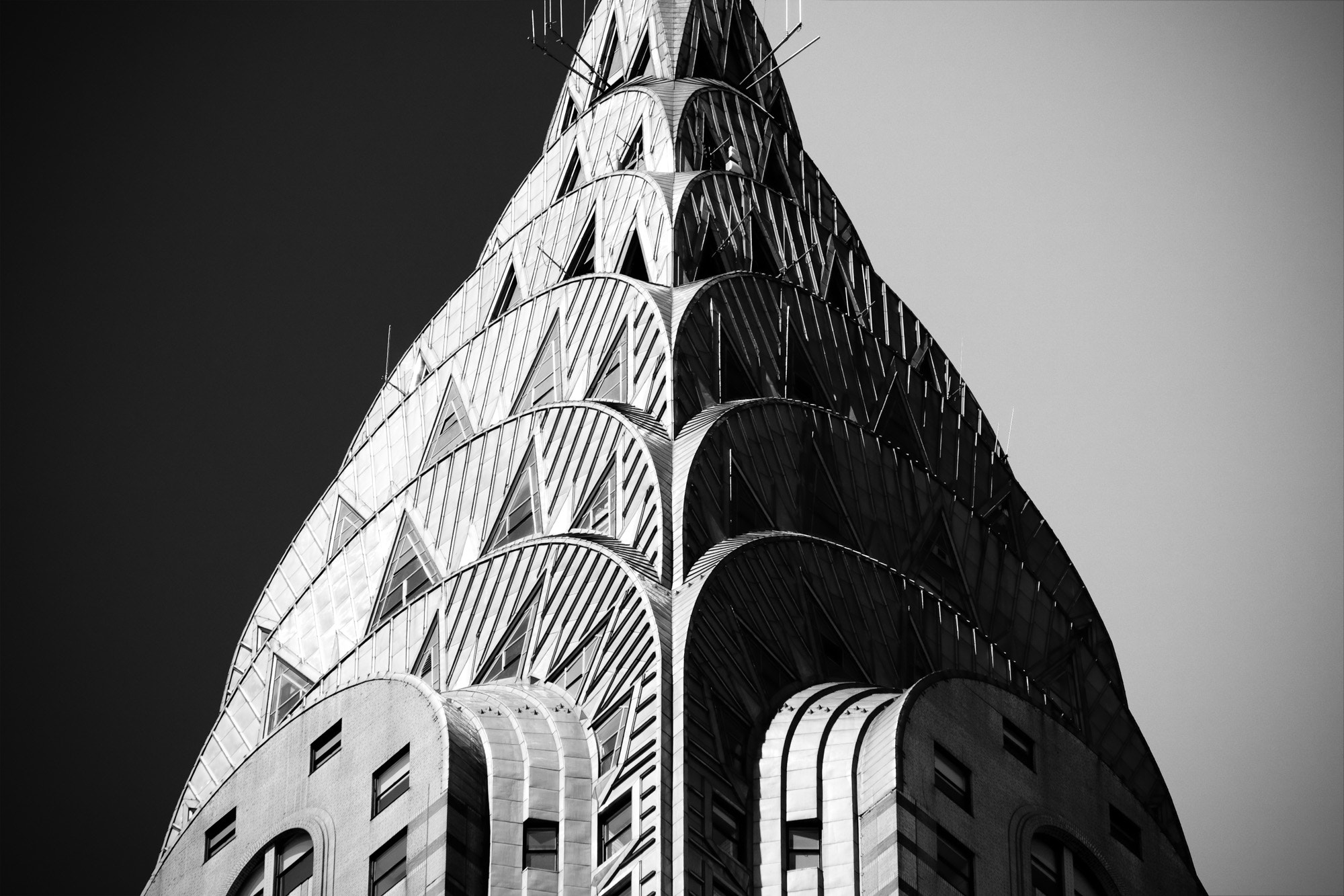 Canon EF 70-200mm F2.8L IS USM sample photo. Chrysler building spire, new york photography