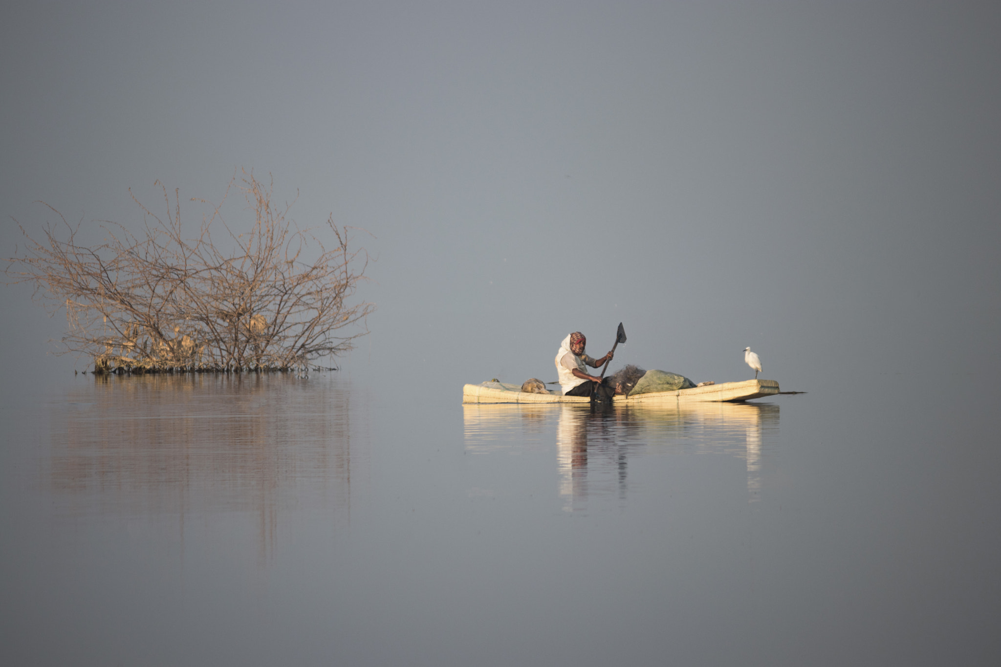 Canon EF-S 55-250mm F4-5.6 IS II sample photo. Fisherman photography