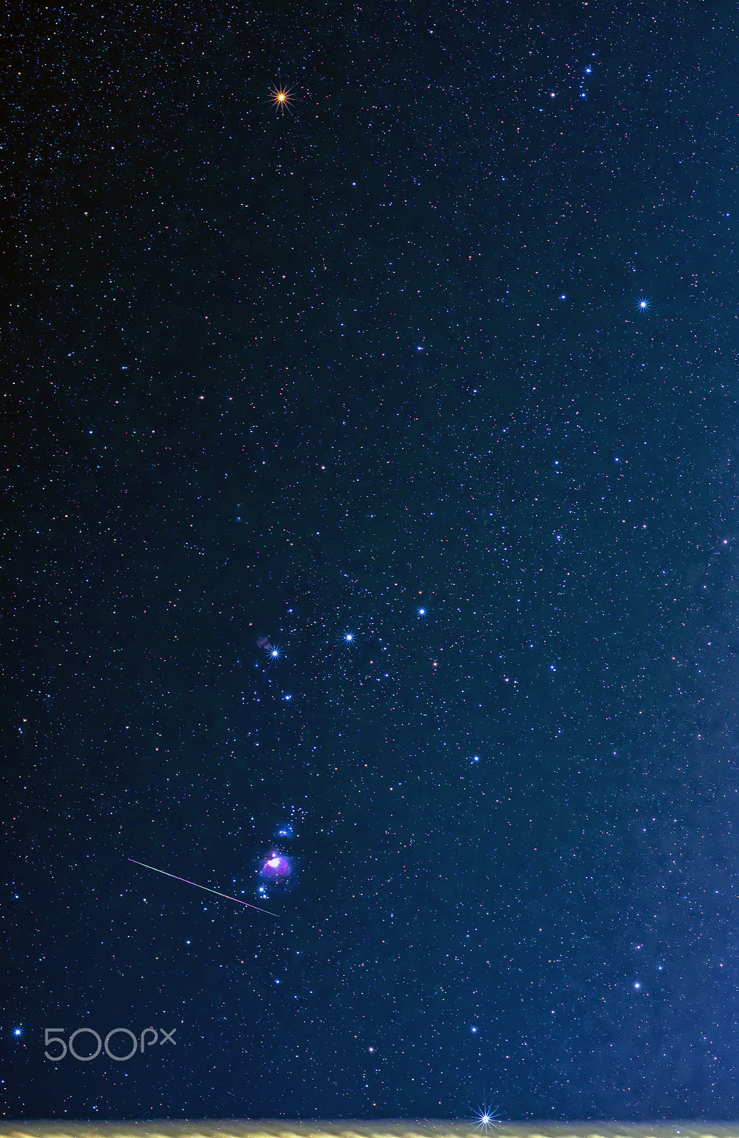Nikon D810 sample photo. Satellite and orion photography