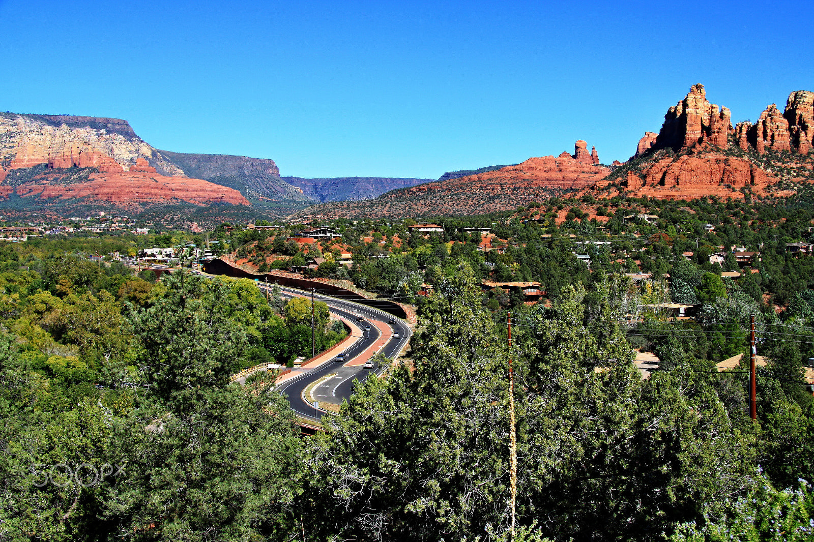 Canon EF-S 17-85mm F4-5.6 IS USM sample photo. View from the overlook, sedona, arizona photography