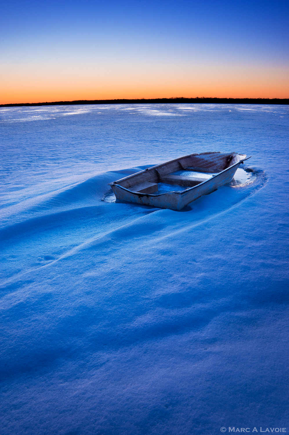 Pentax K-3 sample photo. Snowy wake photography