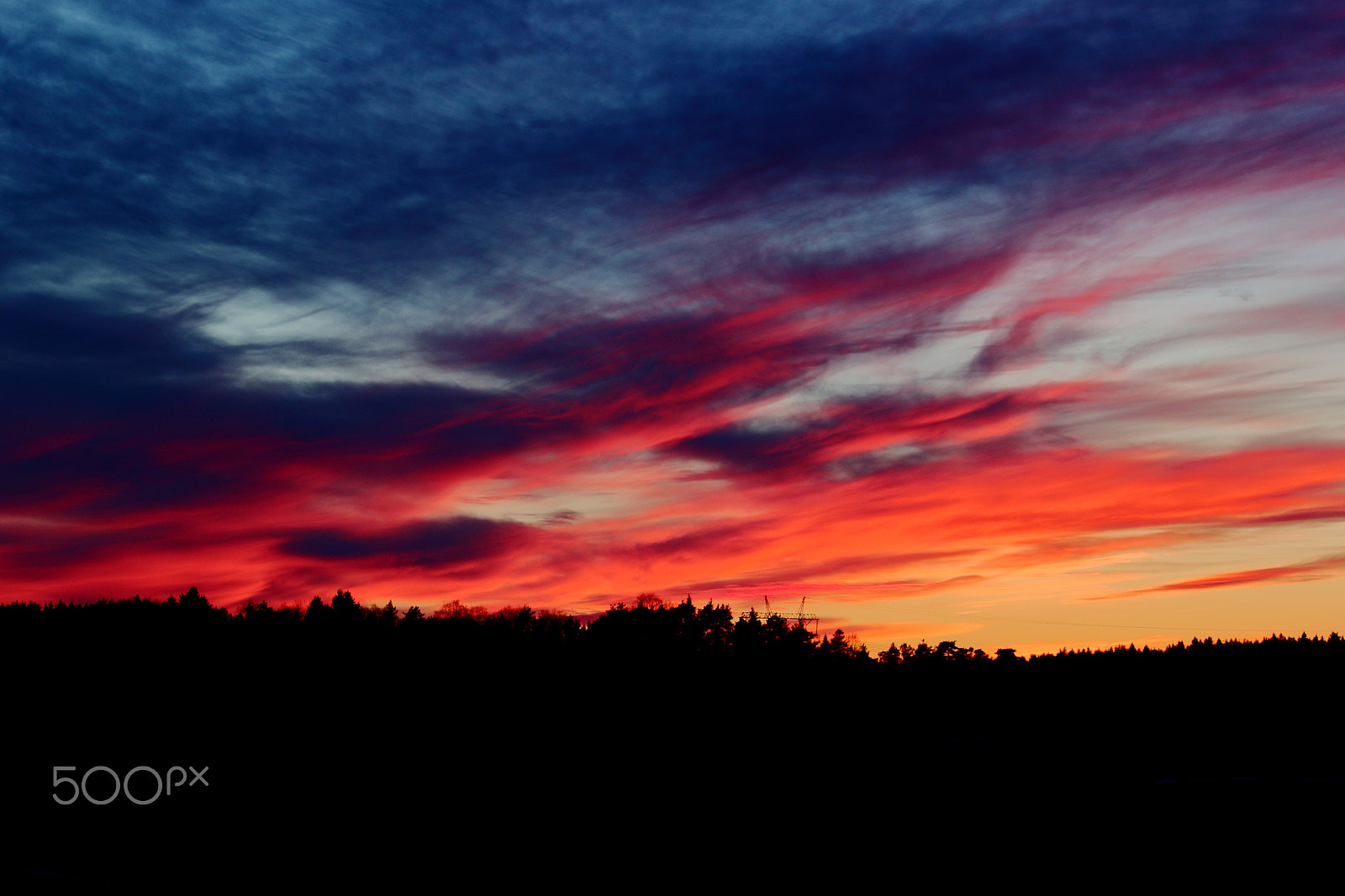 Canon EF-S 55-250mm F4-5.6 IS sample photo. Sunset photography