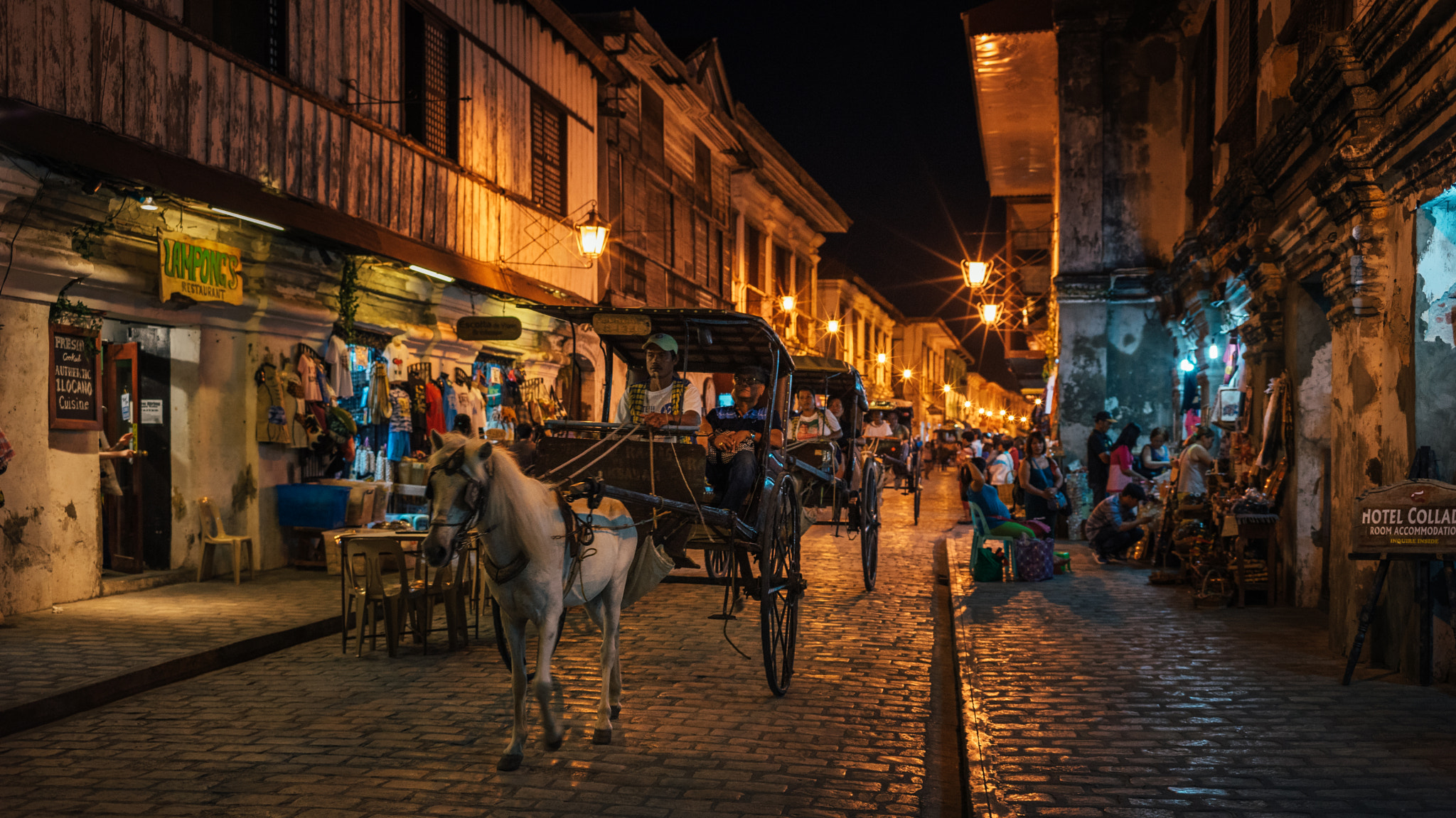 E 35mm F2 sample photo. A night in vigan photography