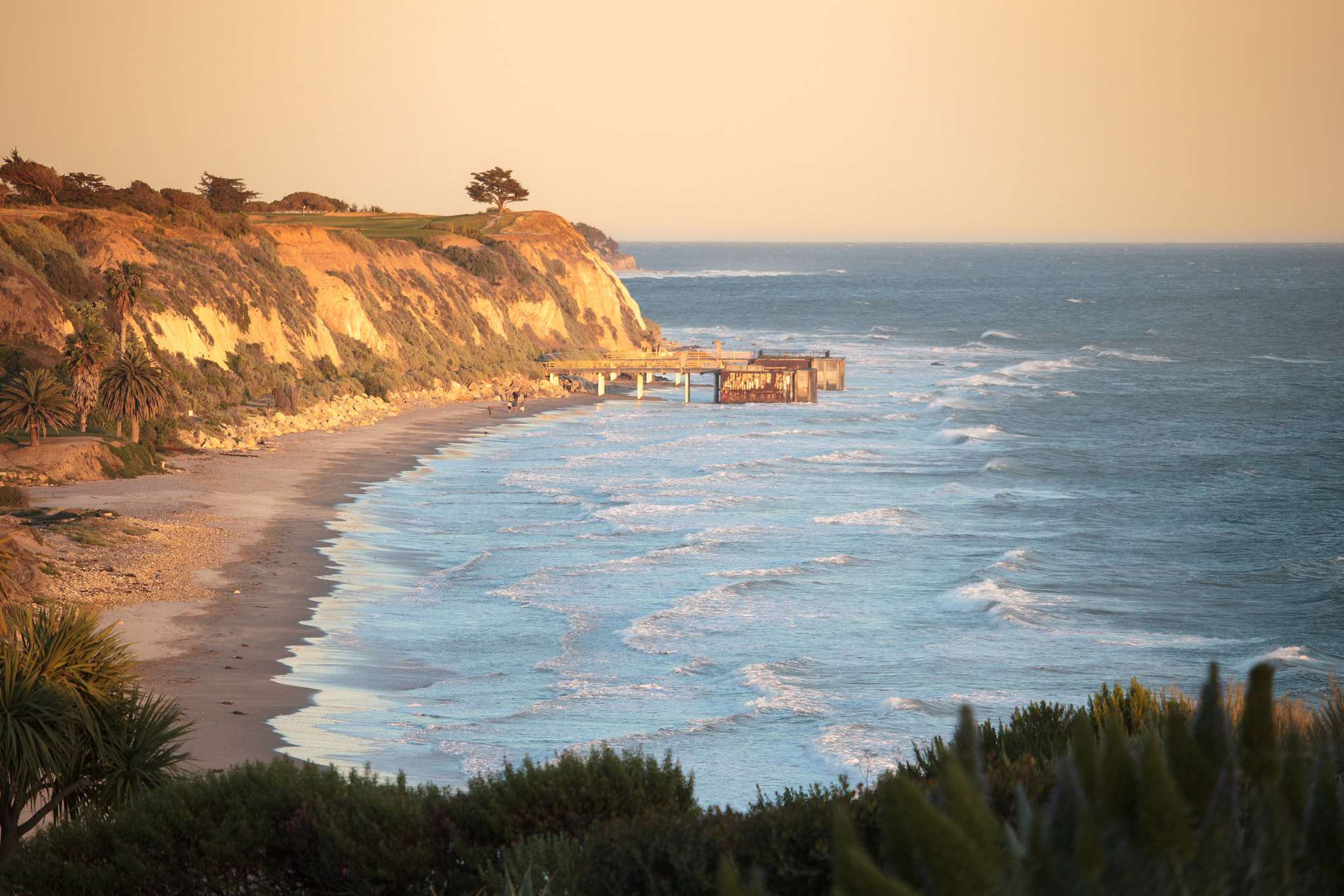 Canon EF-S 55-250mm F4-5.6 IS STM sample photo. Dawn in santa barbara photography