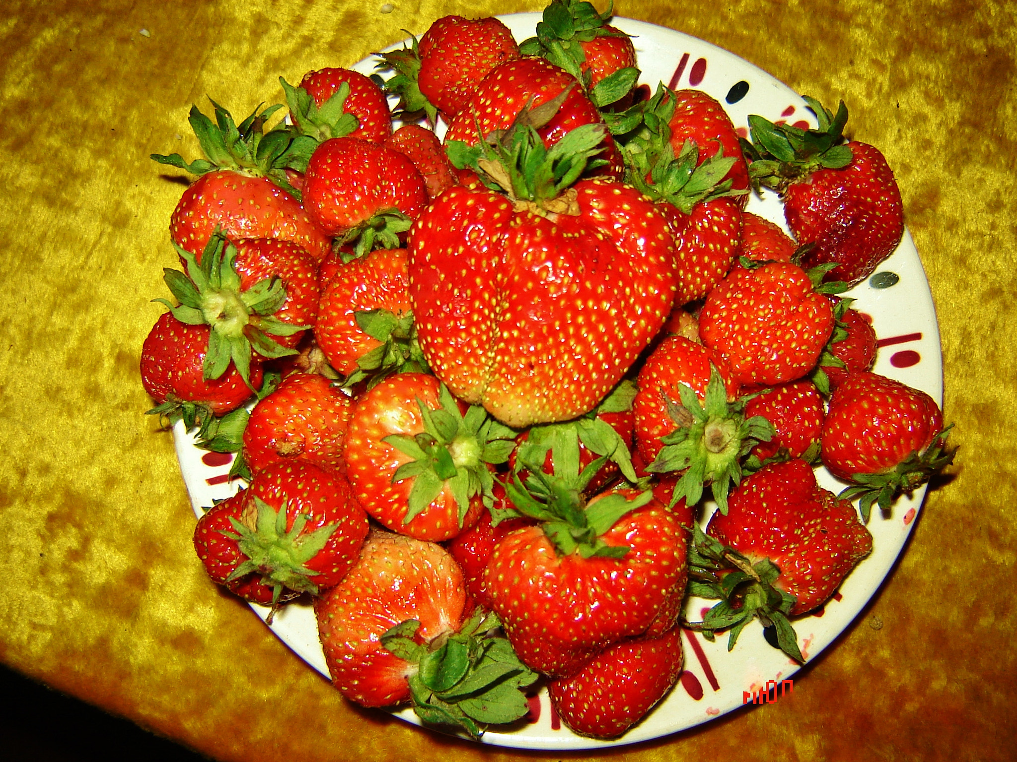 Sony DSC-S60 sample photo. Strawberry photography