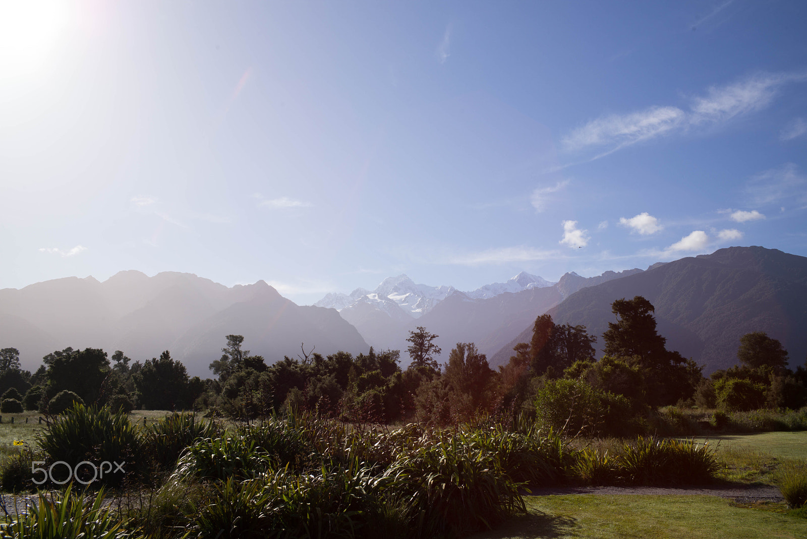 Summicron-M 1:2/35 ASPH. sample photo. View of he mountains from lake matheson, new zealand - december 2016 photography