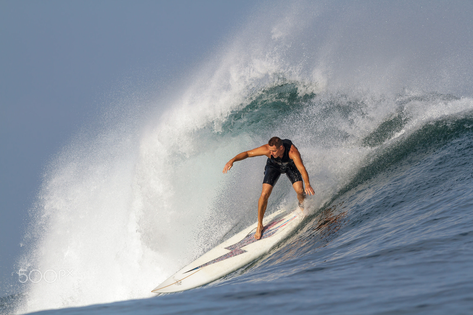 Canon EOS 7D + Canon EF 300mm F4L IS USM sample photo. Riding a wave photography