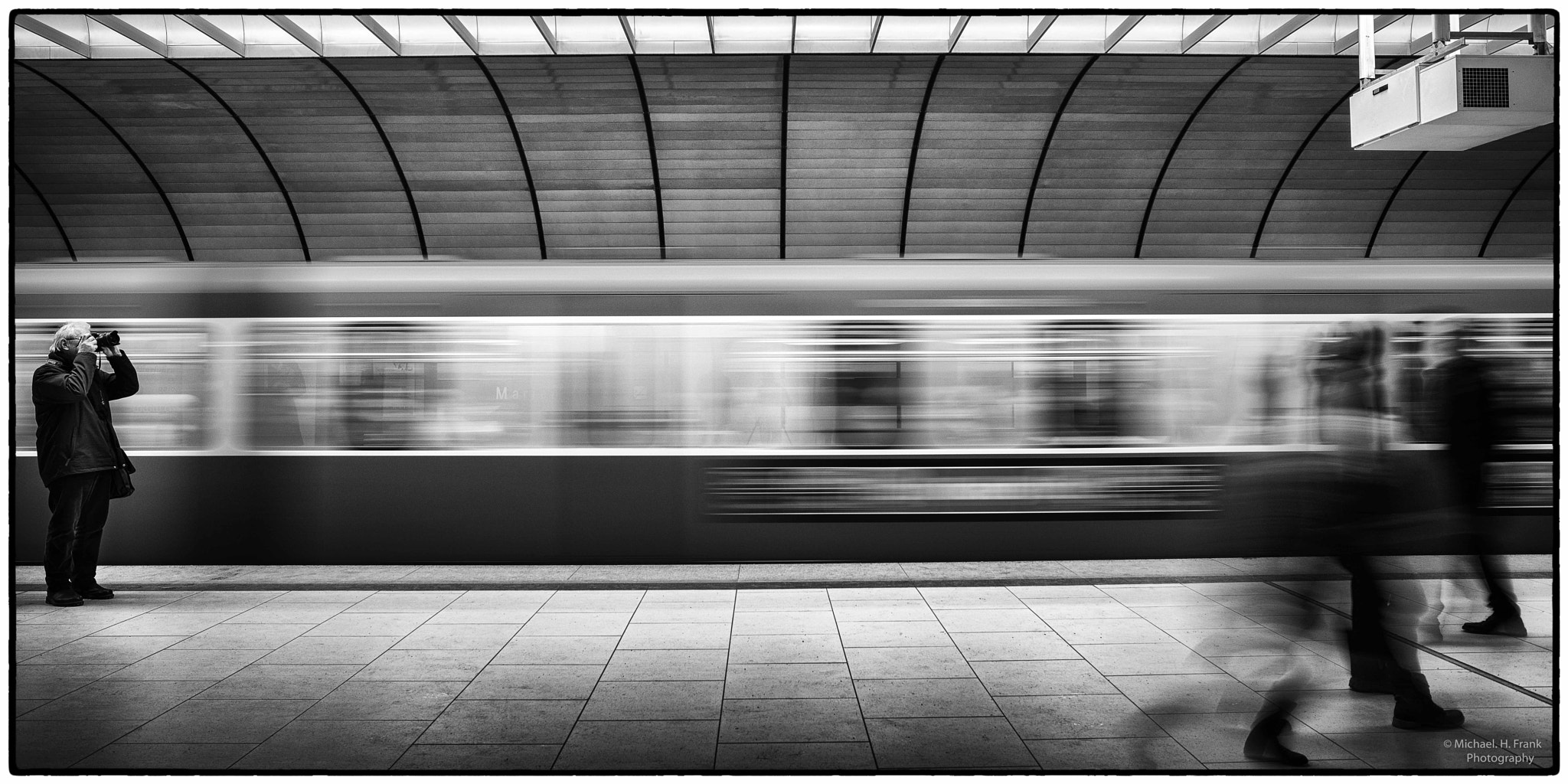Nikon D810 sample photo. München underground photography