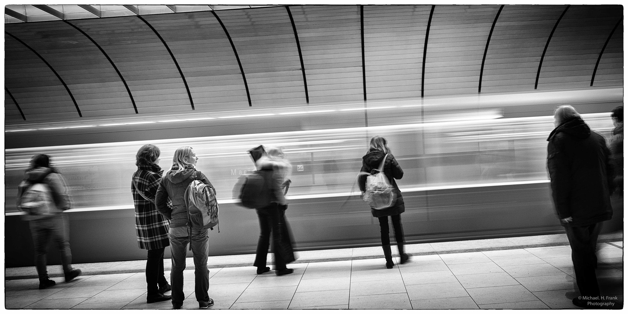 Nikon D810 sample photo. München underground photography