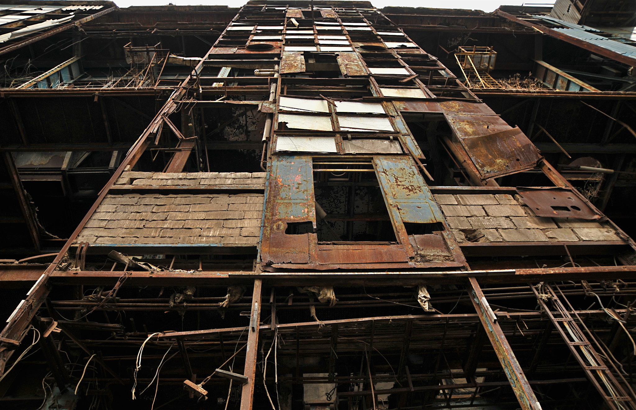 Nikon D300S + Sigma 17-70mm F2.8-4 DC Macro OS HSM sample photo. Industrial decay photography