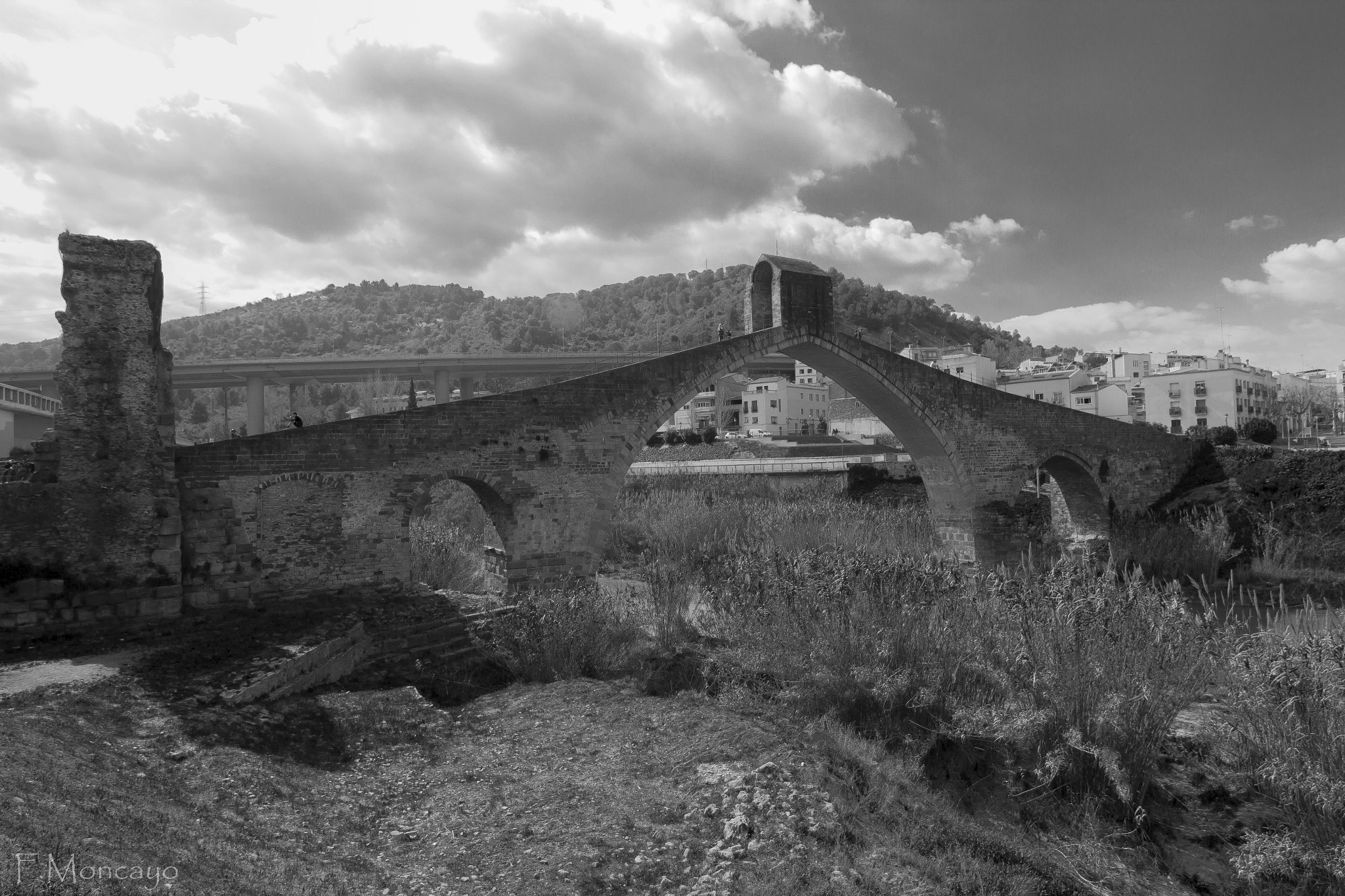 Canon EOS 550D (EOS Rebel T2i / EOS Kiss X4) sample photo. Pont del diable b & n photography