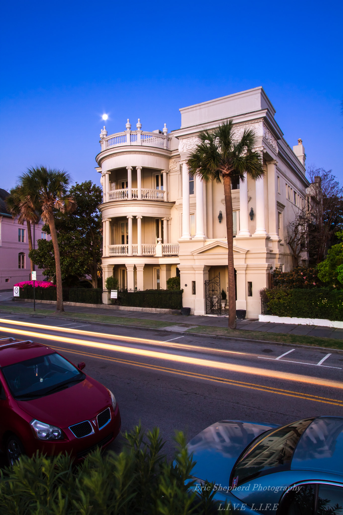 Canon EOS 7D sample photo. Charleston mansion at the battery photography