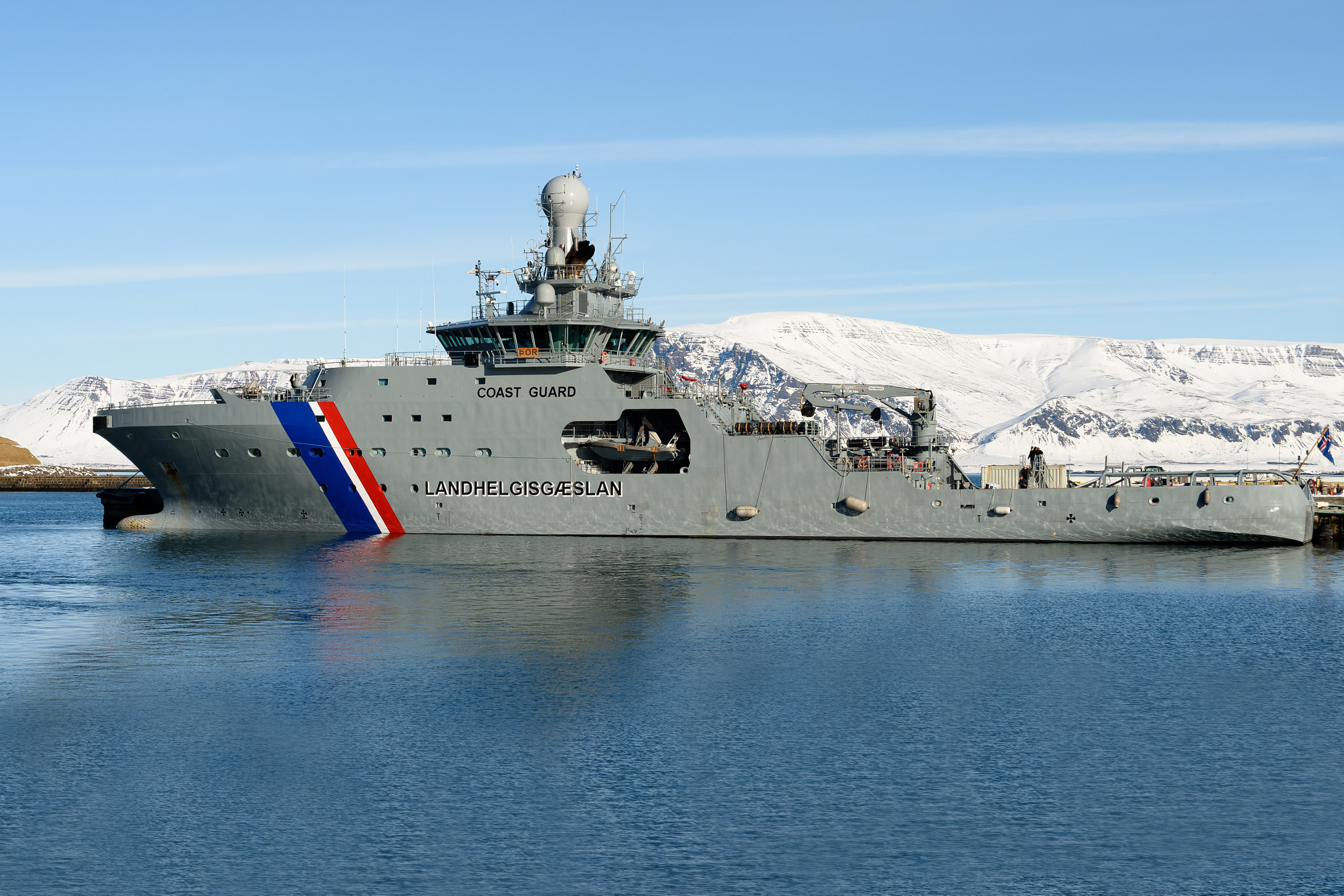Nikon D7200 sample photo. Icelandic coast guard photography