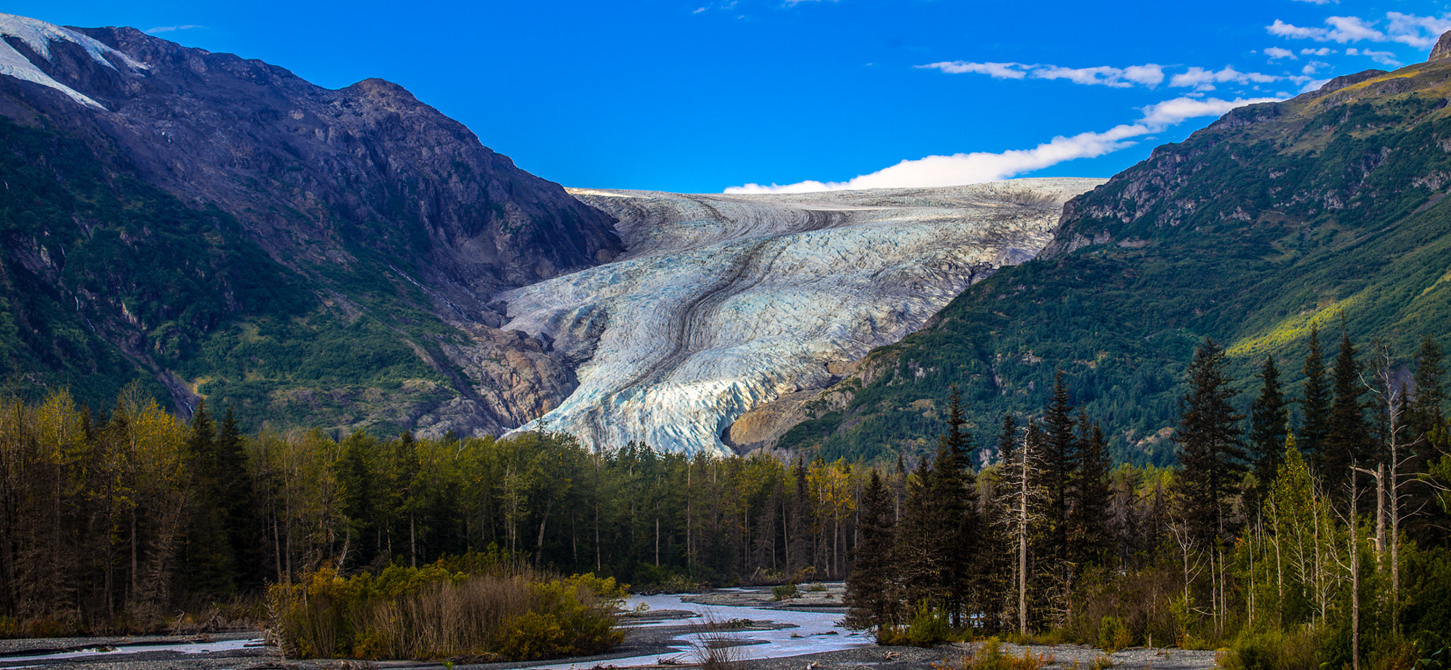 Nikon AF-S Nikkor 70-200mm F4G ED VR sample photo. Exit glacier kenai fjords seward alaska photography