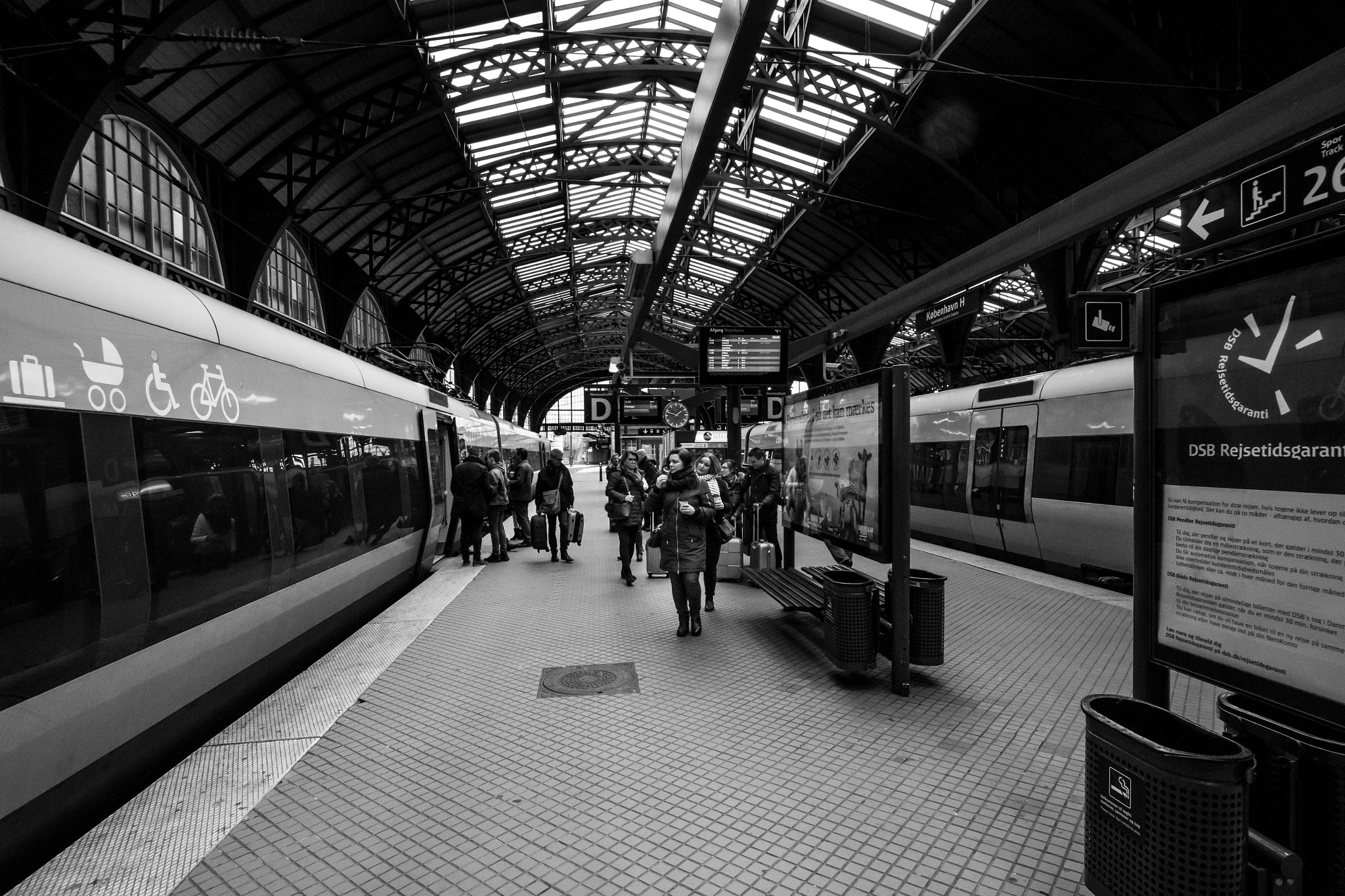 Canon EF-S 10-22mm F3.5-4.5 USM sample photo. Denmark train station photography