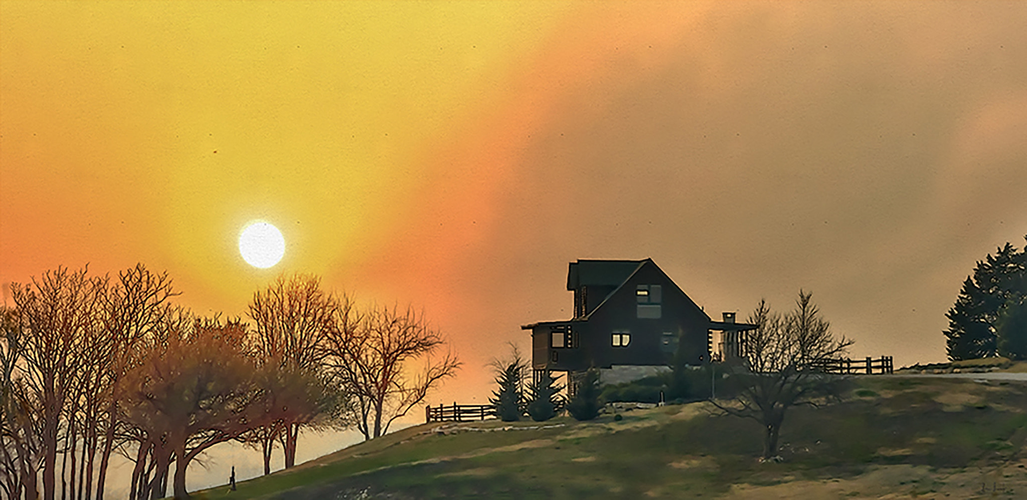 Canon EF 70-200mm F2.8L IS USM sample photo. Flint hills april fires photography