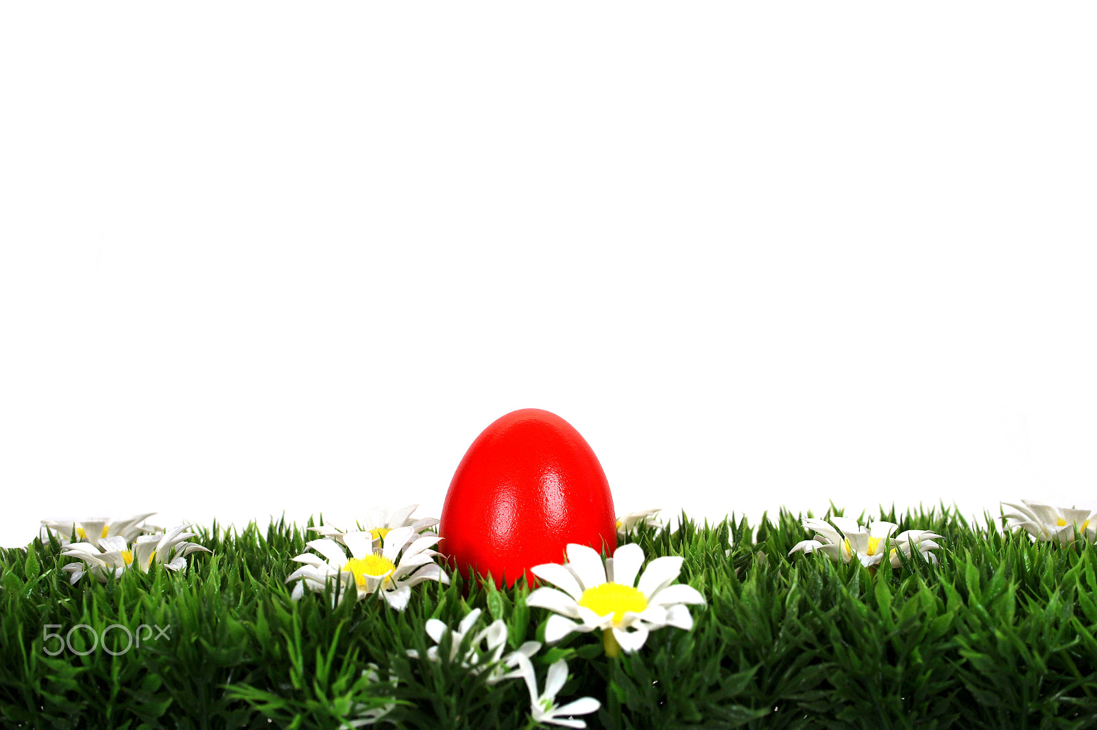 Canon EF-S 18-55mm F3.5-5.6 II sample photo. Easter egg on grass photography
