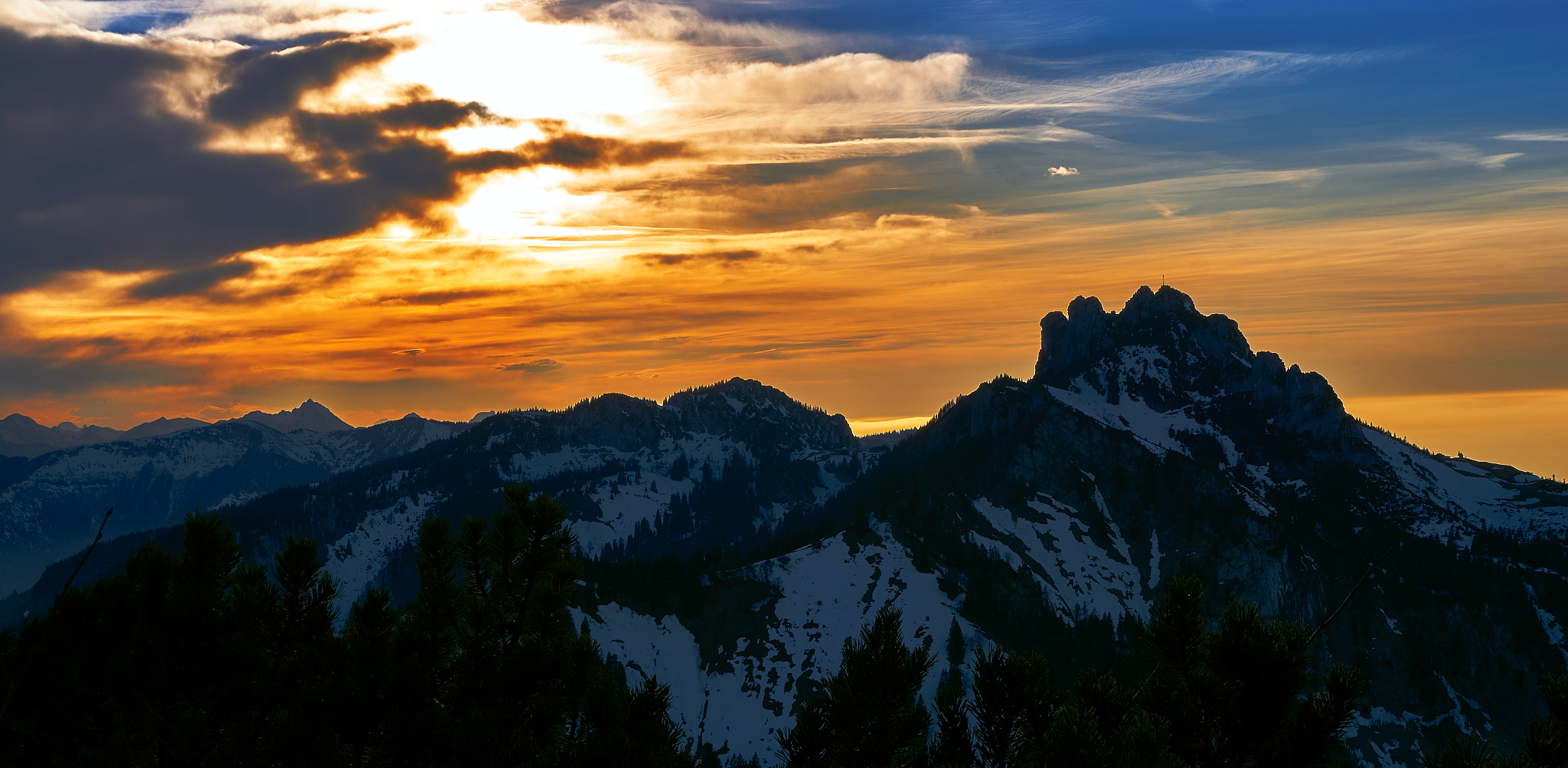 Sony E 18-55mm F3.5-5.6 OSS sample photo. View from hochplatte photography