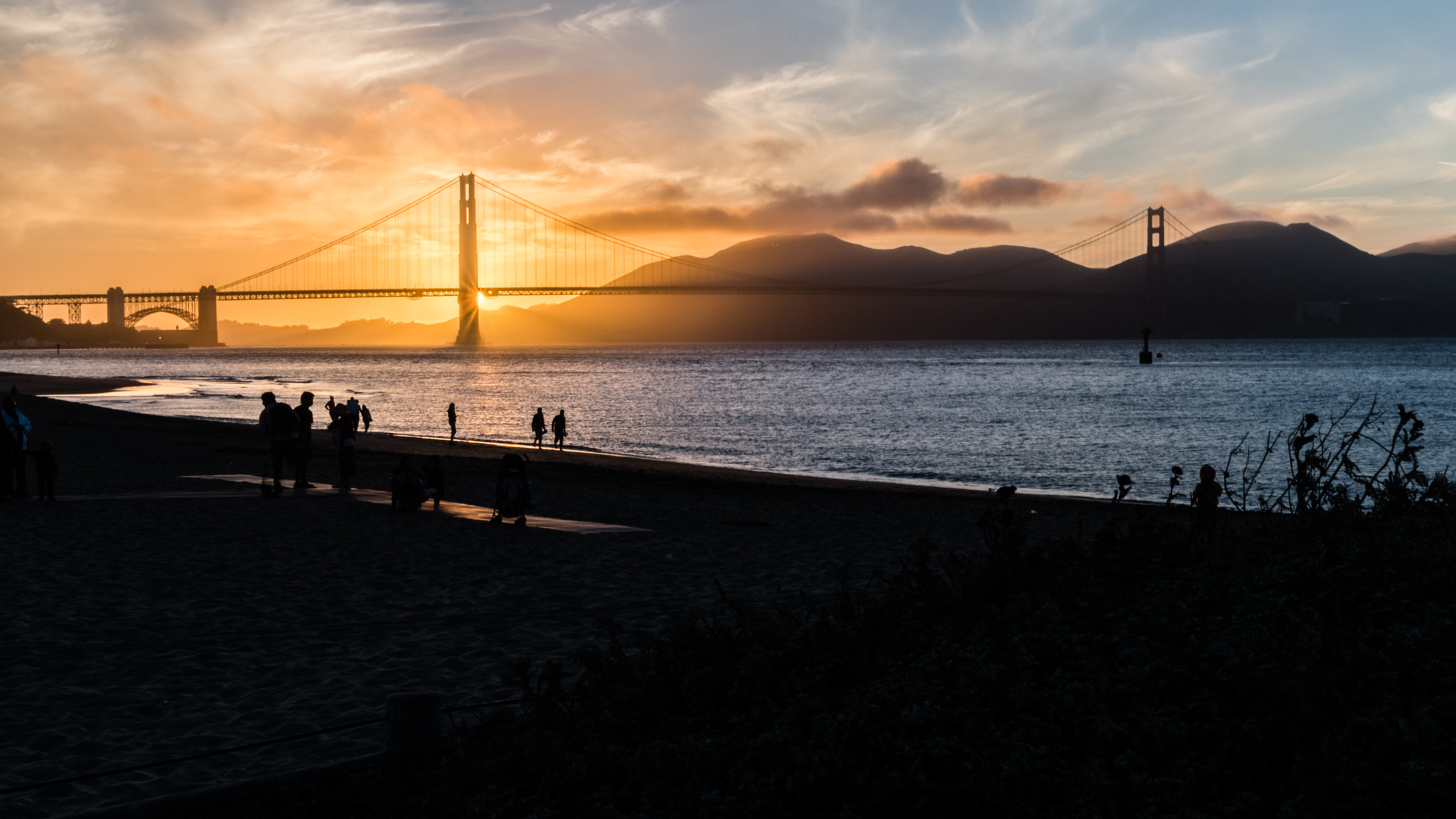 Nikon D5500 sample photo. Sunset on the golden gate bridge photography