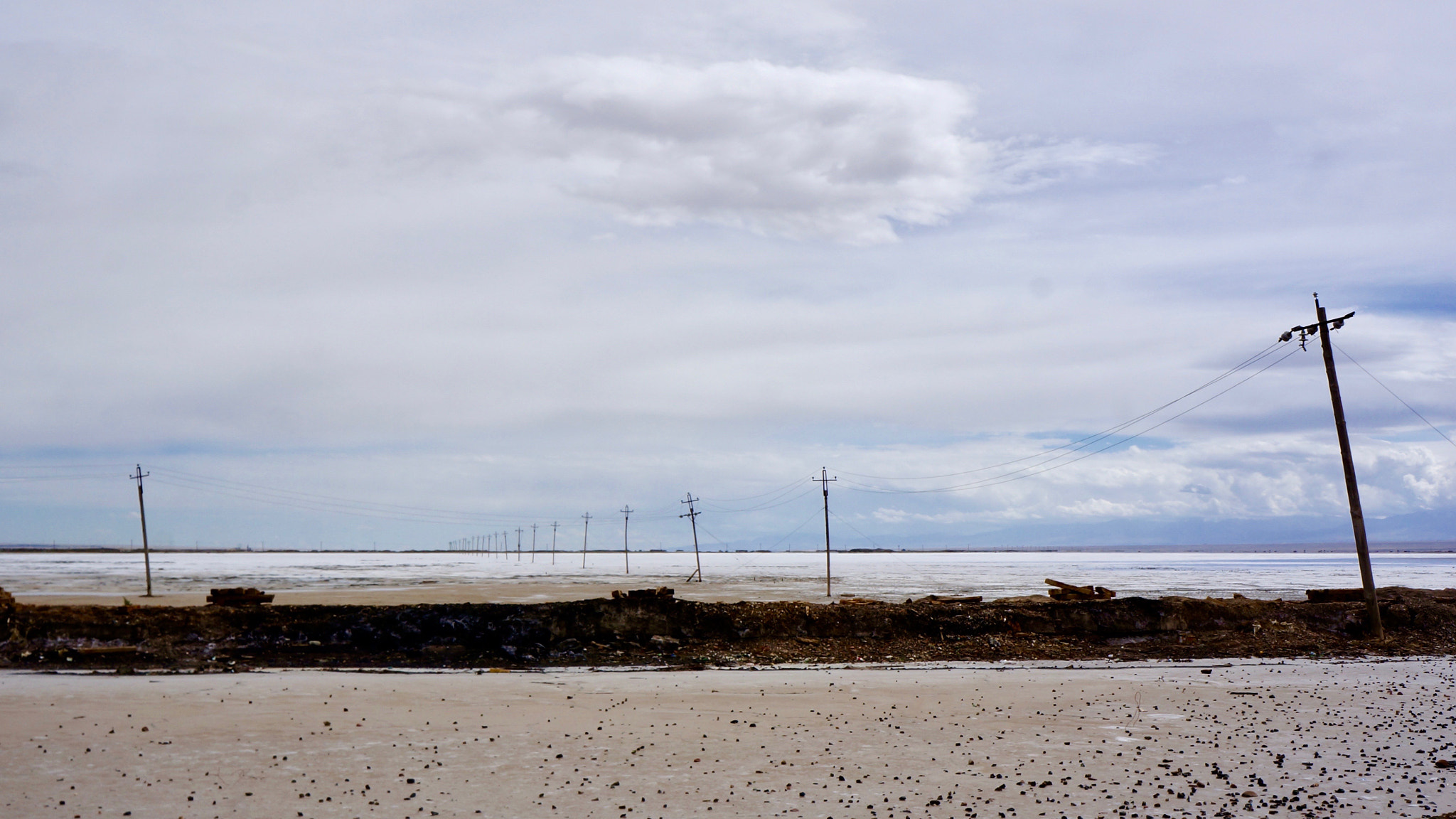 Sony Alpha NEX-5N sample photo. Salt lake in qinhai, china photography