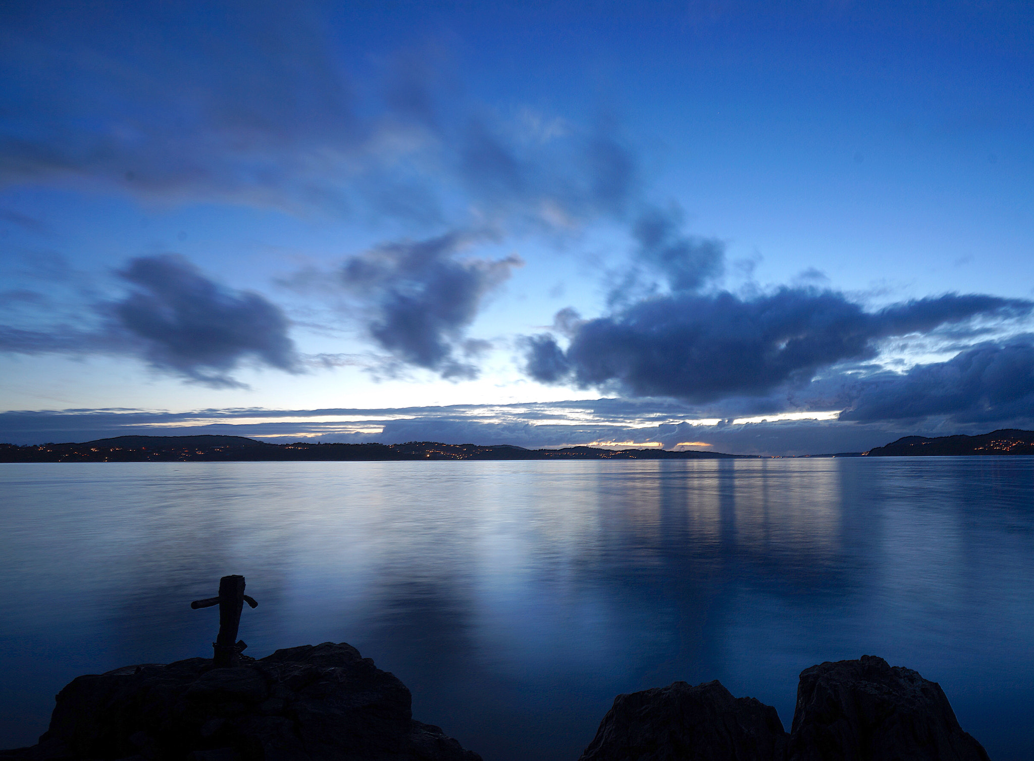 Sony a7 sample photo. Night photo from mjølkeråen in bergen, norway photography