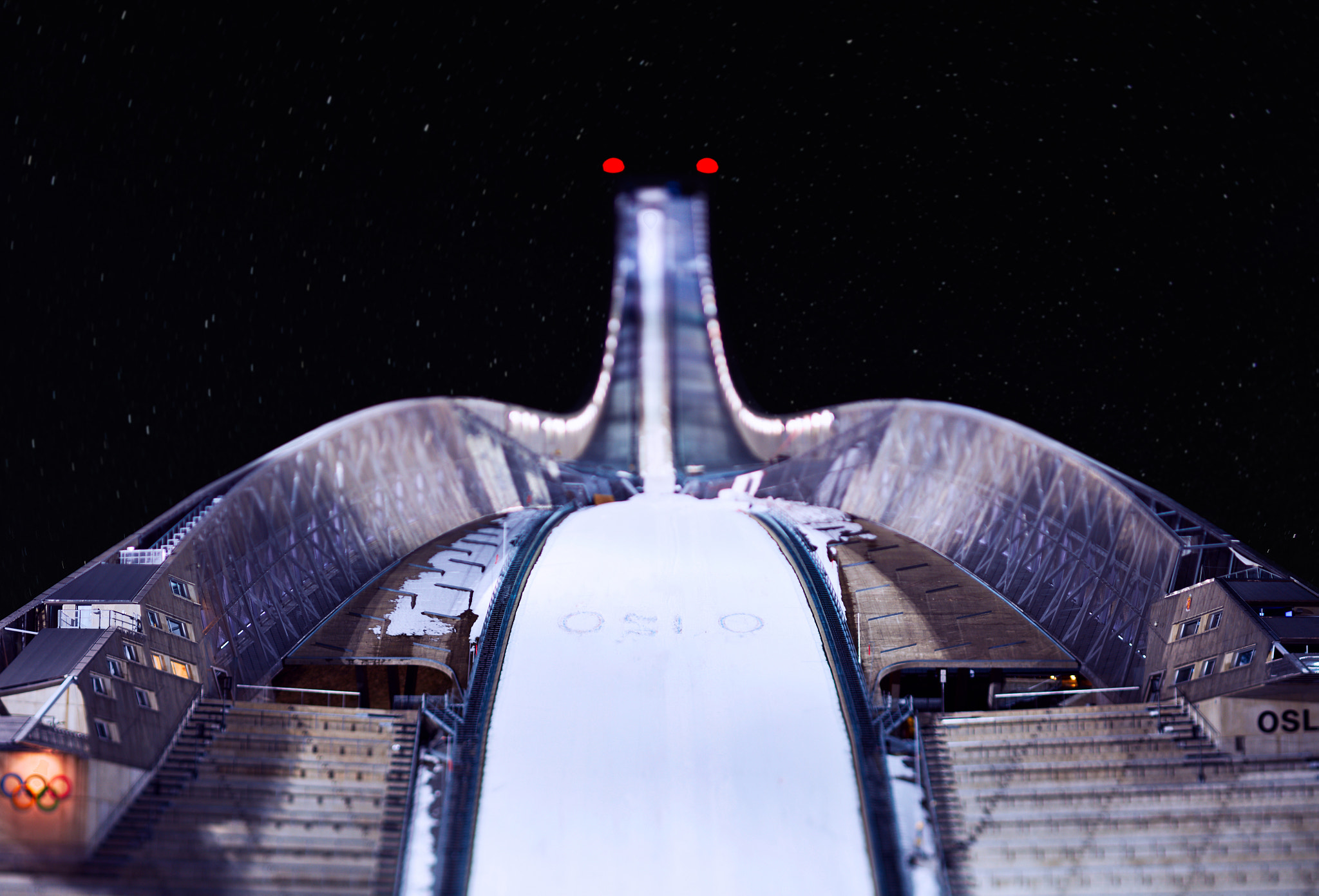 Canon EOS 5DS + Canon TS-E 90mm F2.8 Tilt-Shift sample photo. Holmenkollen skijump photography