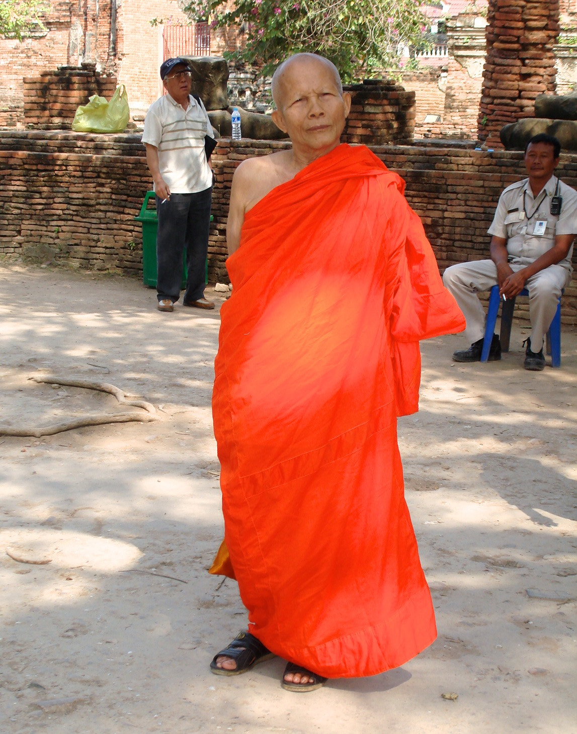 Sony DSC-W100 sample photo. Monk, thailand photography