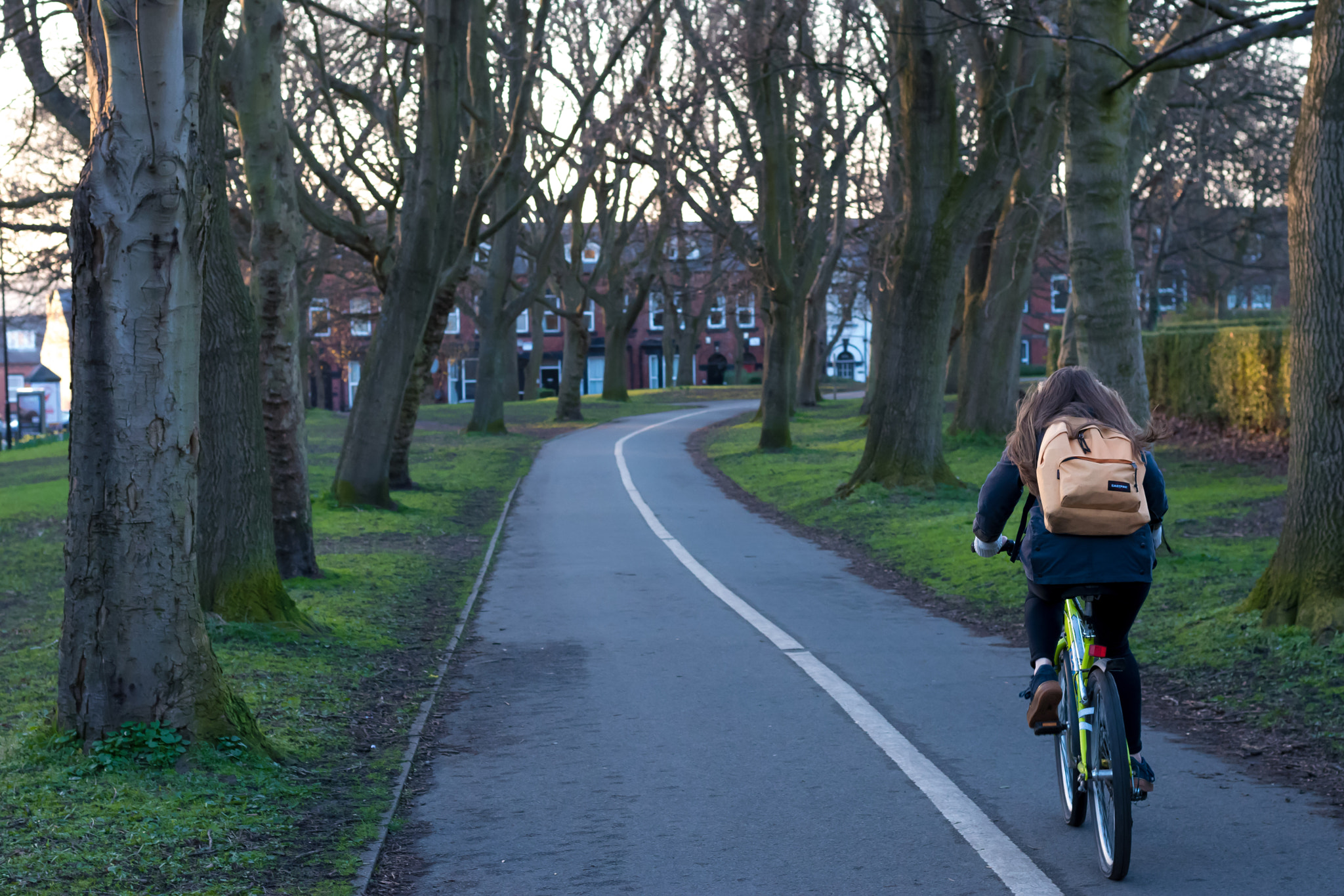 Nikon D5500 sample photo. Girl on bike photography