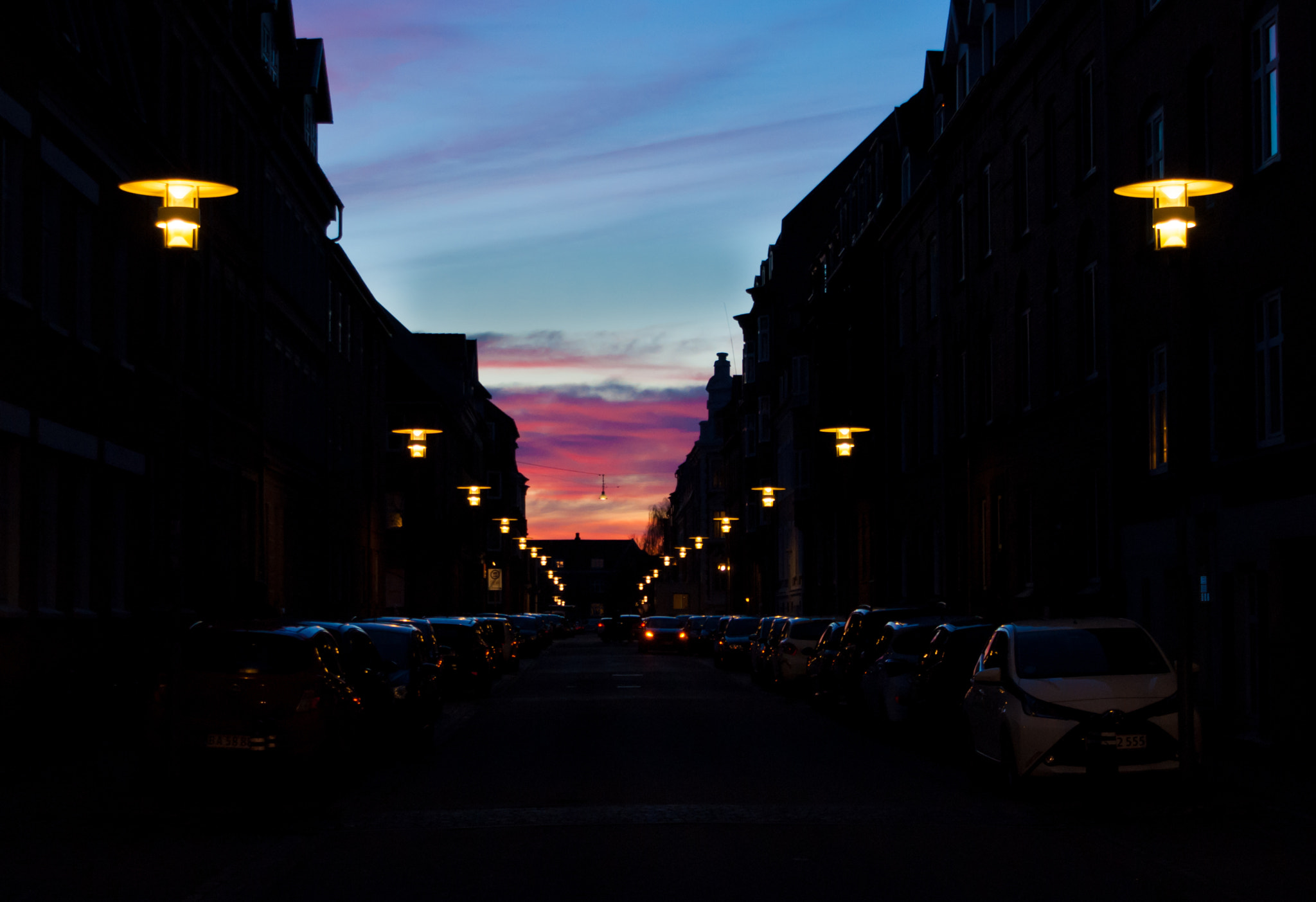 Sony Alpha DSLR-A300 sample photo. Sunset boulevard photography