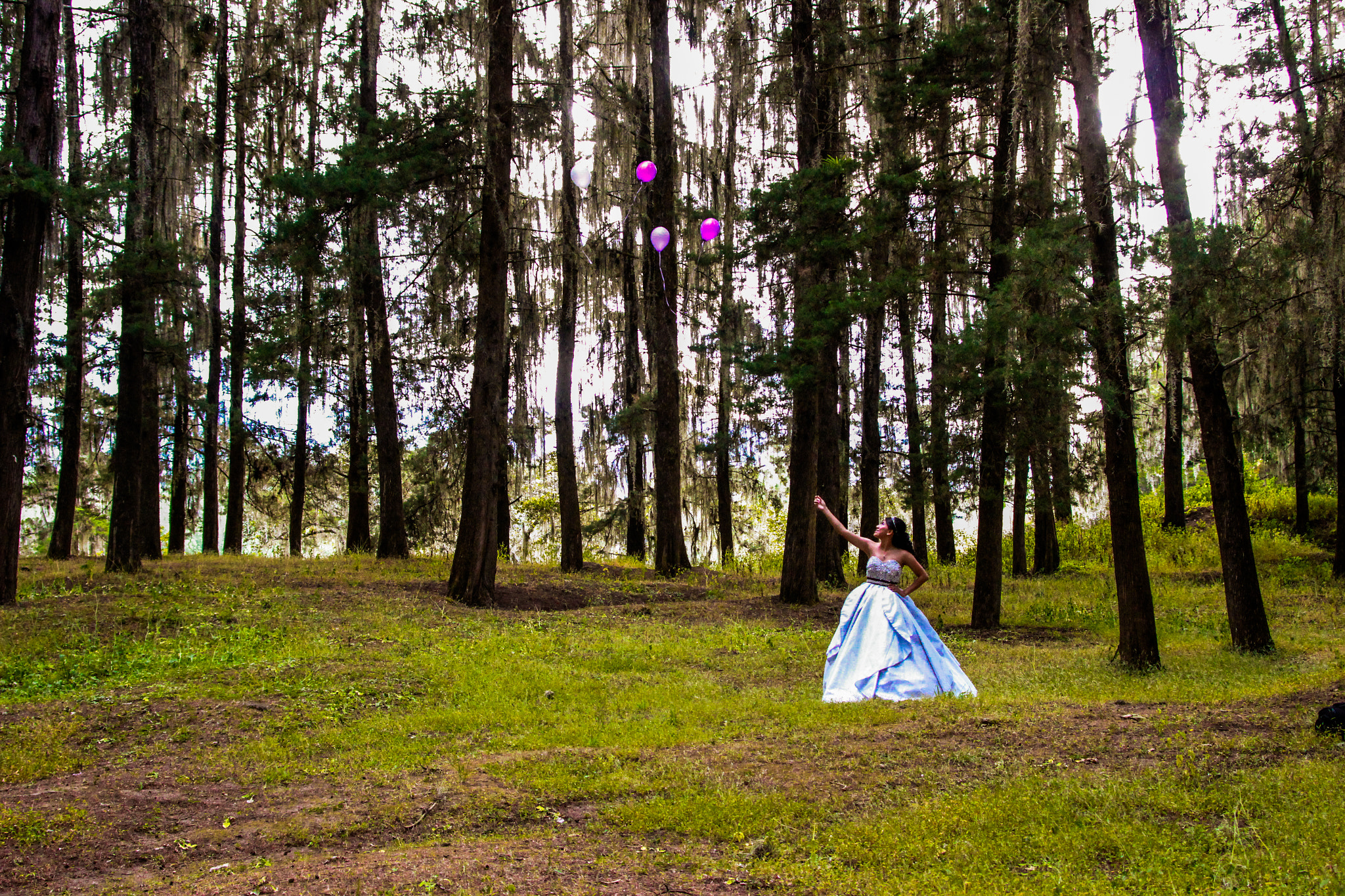 Canon EF 28-80mm f/2.8-4L sample photo. A beautiful girl on the forest photography