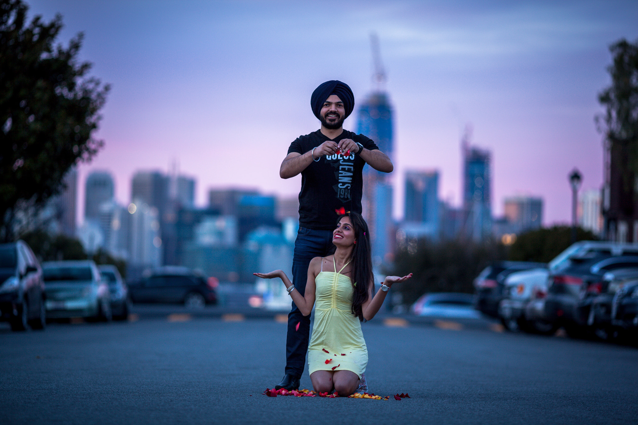 Canon EOS 5D Mark II + Canon EF 135mm F2L USM sample photo. La la land style photography