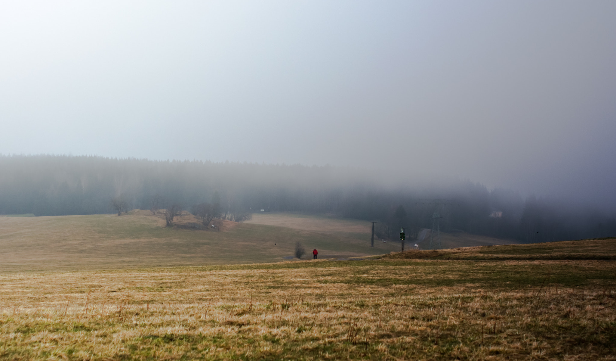 Nikon D5200 + Nikon AF-S Nikkor 50mm F1.4G sample photo. The lonely walker photography