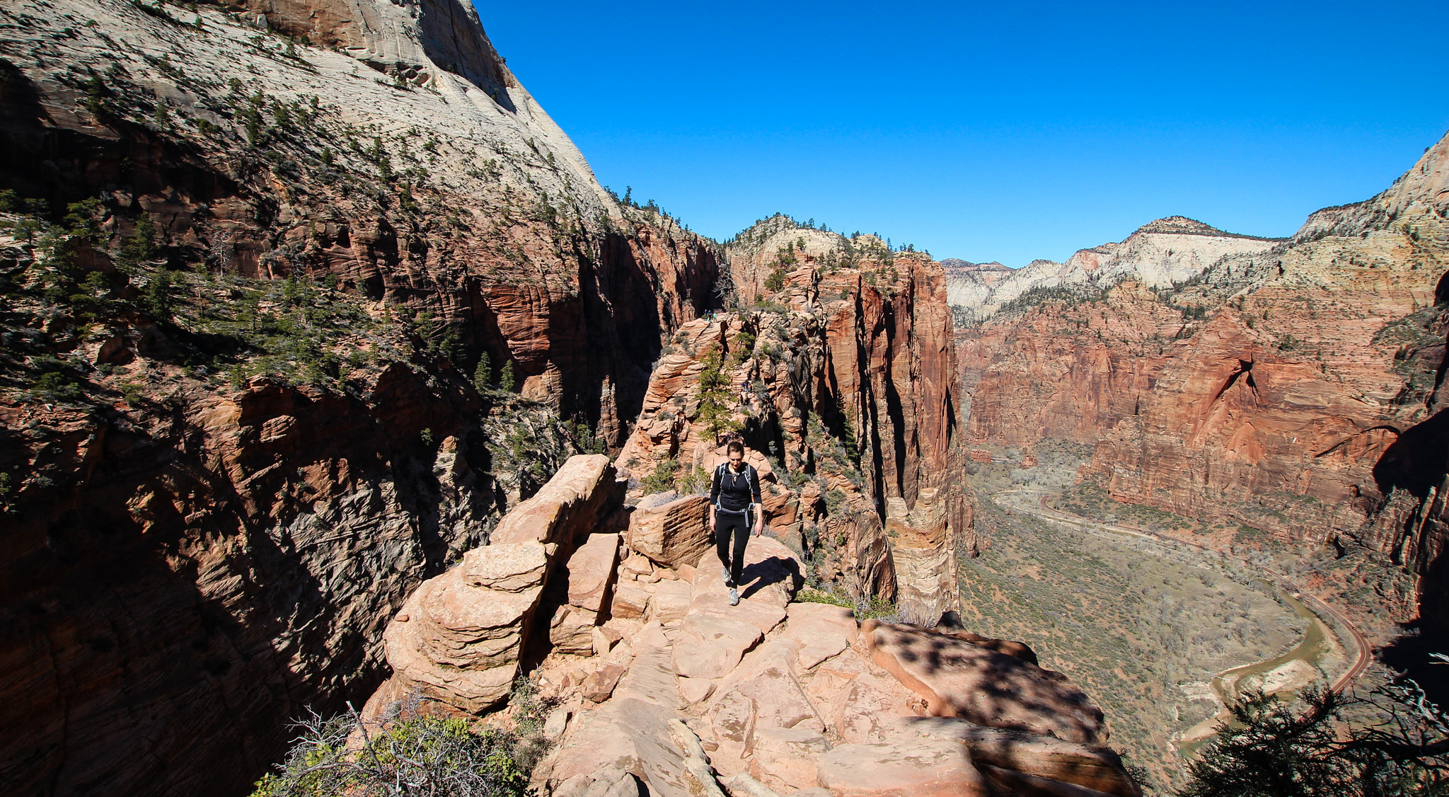 Sigma 10-20mm F3.5 EX DC HSM sample photo. Angel's landing hike photography