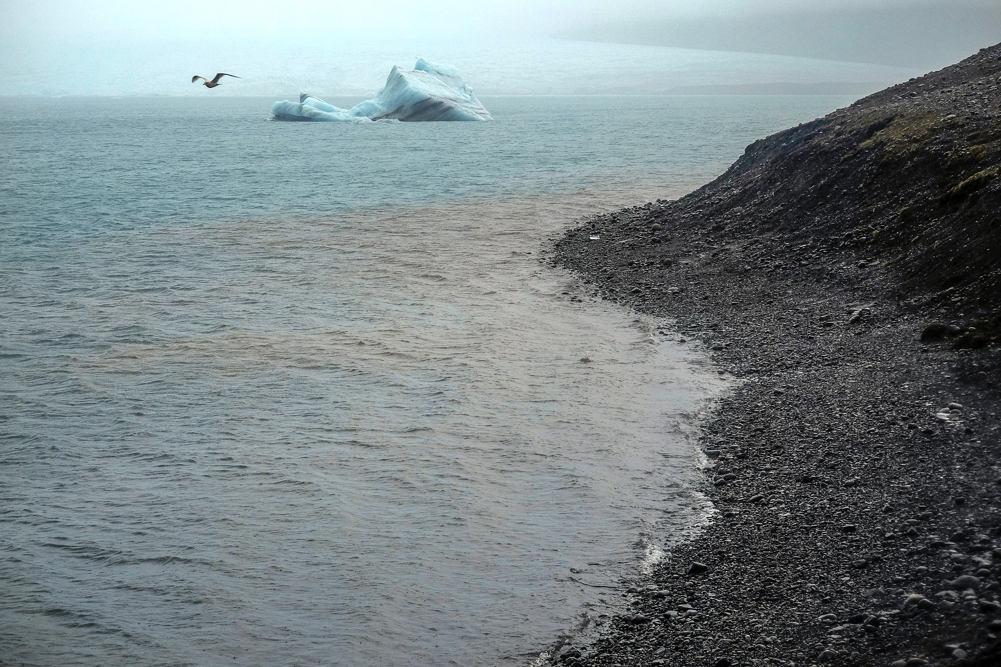 Fujifilm X-T1 + Fujifilm XC 50-230mm F4.5-6.7 OIS sample photo. Glacier lagoon photography