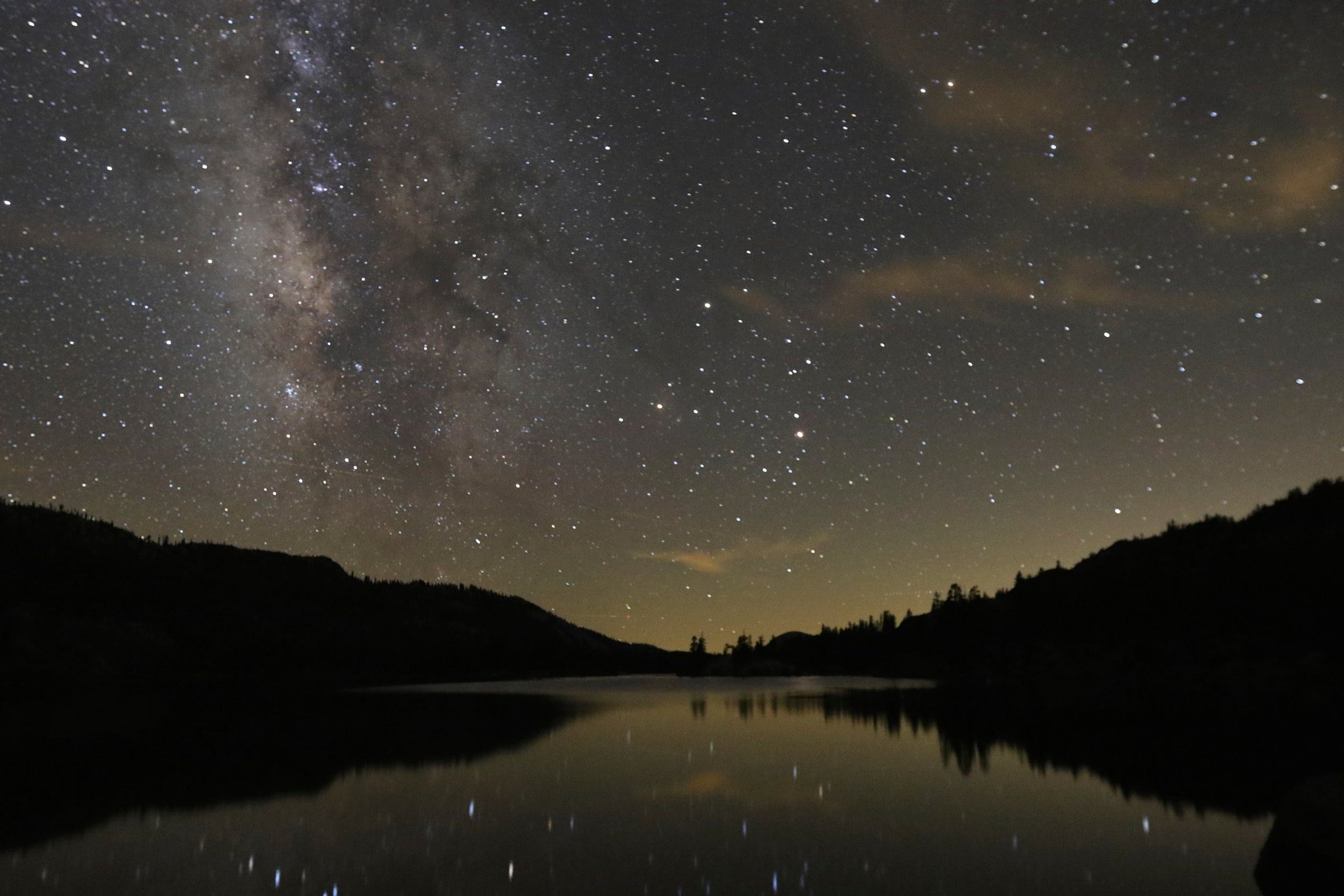 Canon EF 16-35mm F2.8L II USM sample photo. Huckleberry lake, emigrant wilderness photography