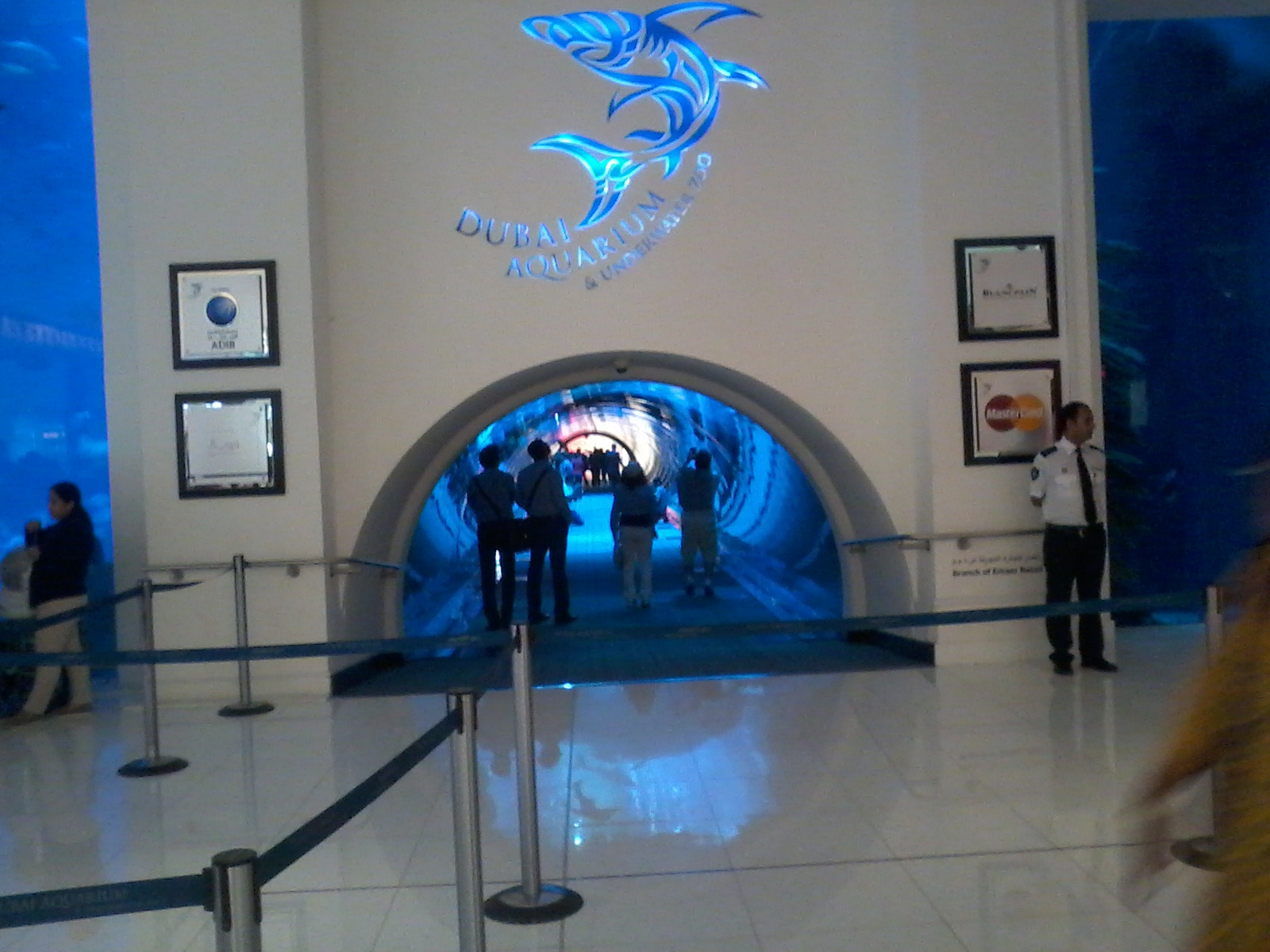Samsung Galaxy Star Plus sample photo. Dubai mall aquarium tunnel photography