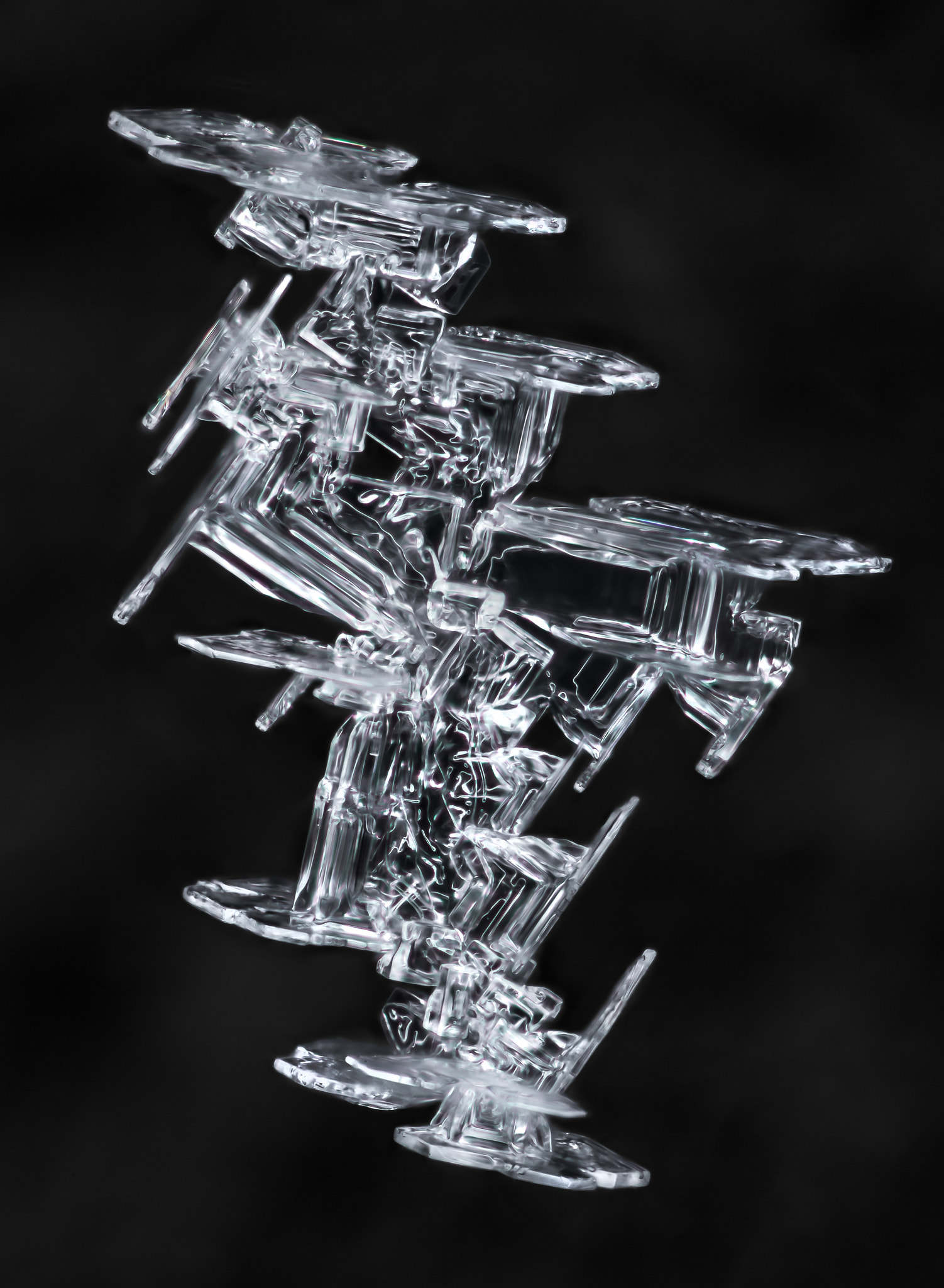 Canon MP-E 65mm F2.5 1-5x Macro Photo sample photo. Snowflake-a-day #70 – season finale photography