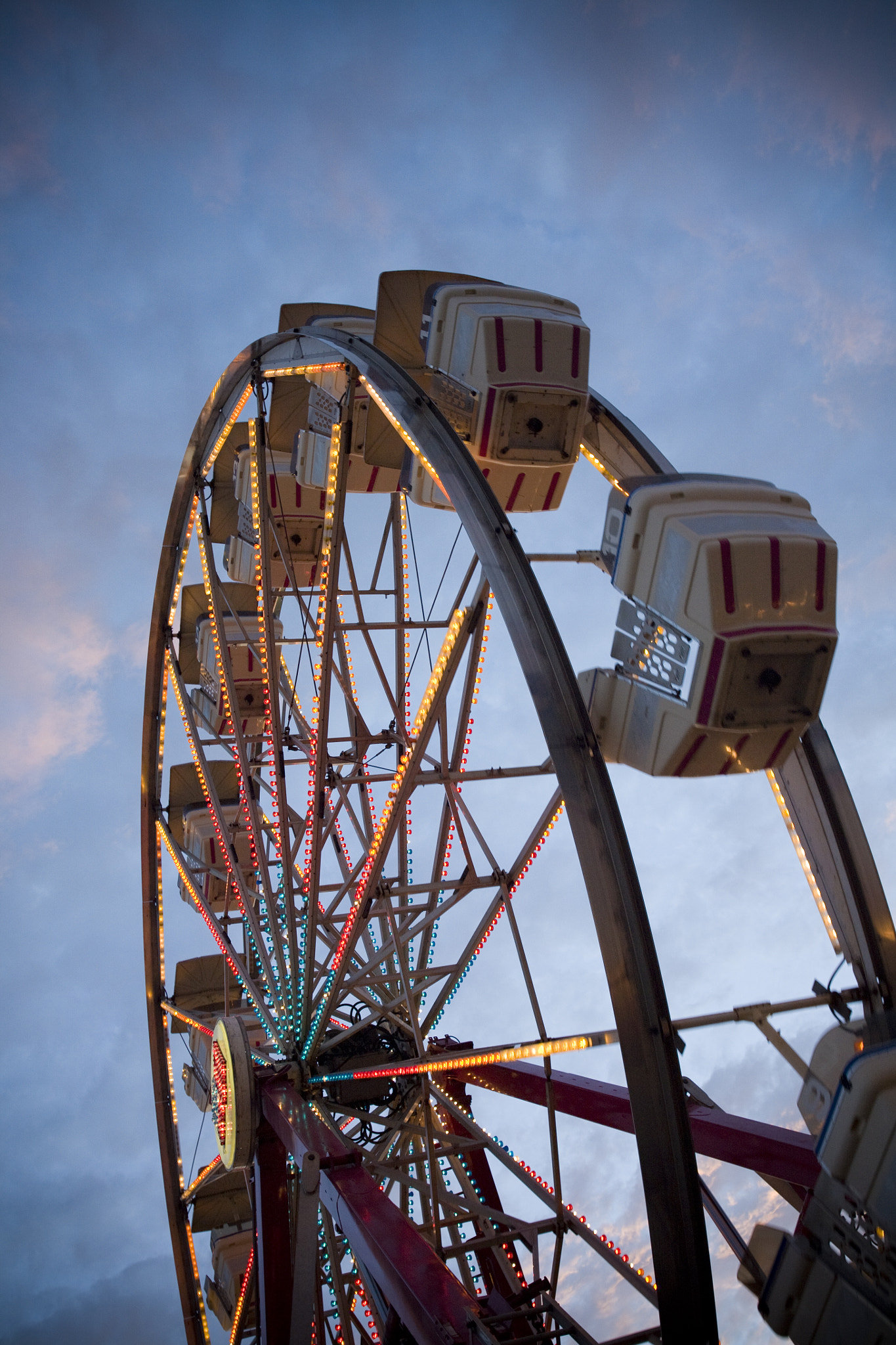 Canon EOS 5D sample photo. Ferris wheel at cumberland county fair photography