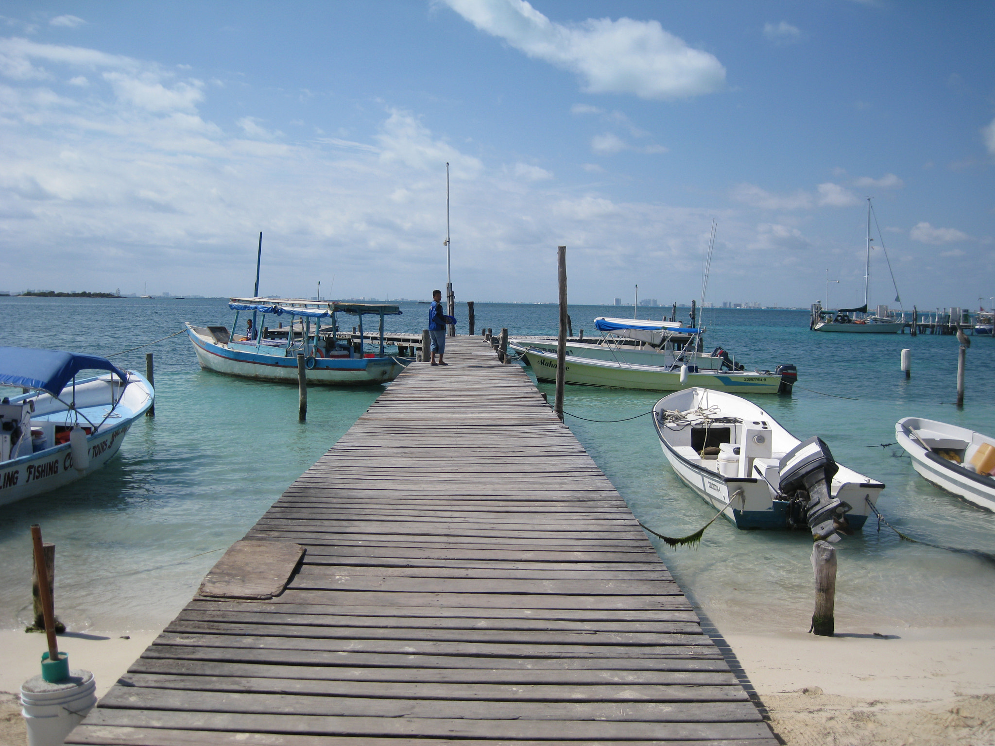 Canon POWERSHOT SD950 IS sample photo. Island boat dock photography