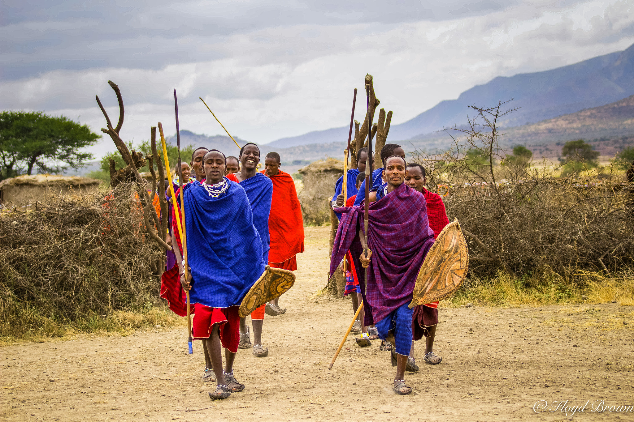 Canon EOS 100D (EOS Rebel SL1 / EOS Kiss X7) sample photo. Masai greeting ceremony photography
