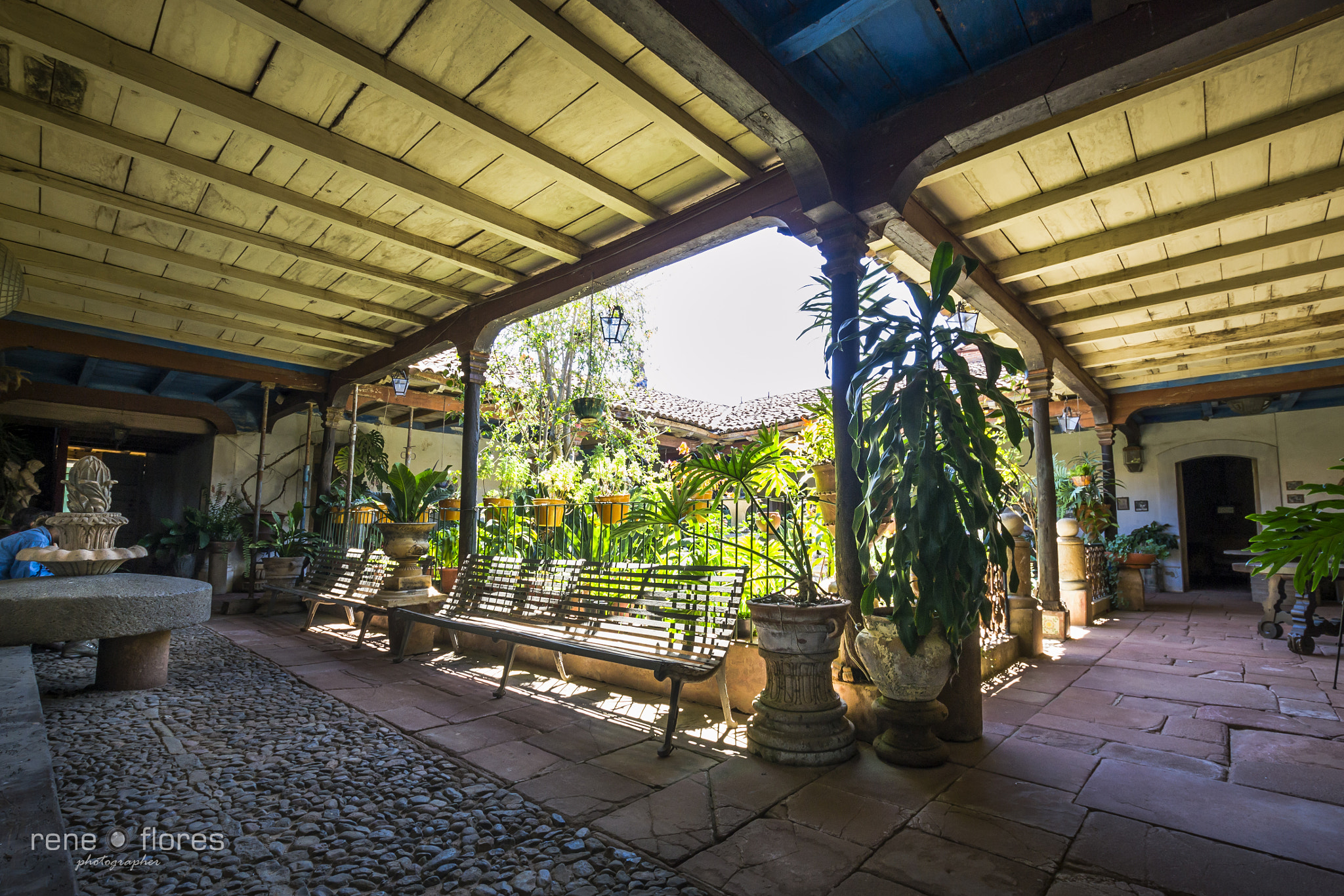 Nikon D3100 + Sigma 10-20mm F3.5 EX DC HSM sample photo. Courtyard - casa arq. rafael urzua photography