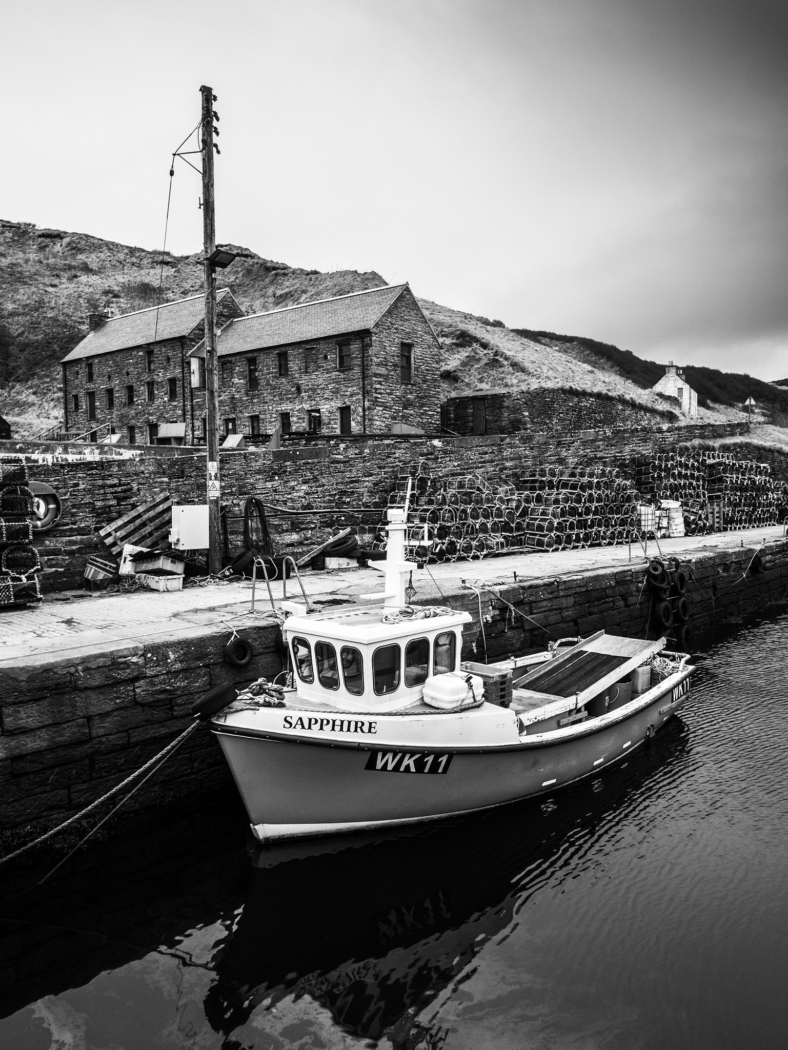 Panasonic Lumix DMC-G7 sample photo. Lybster harbour, scotland photography