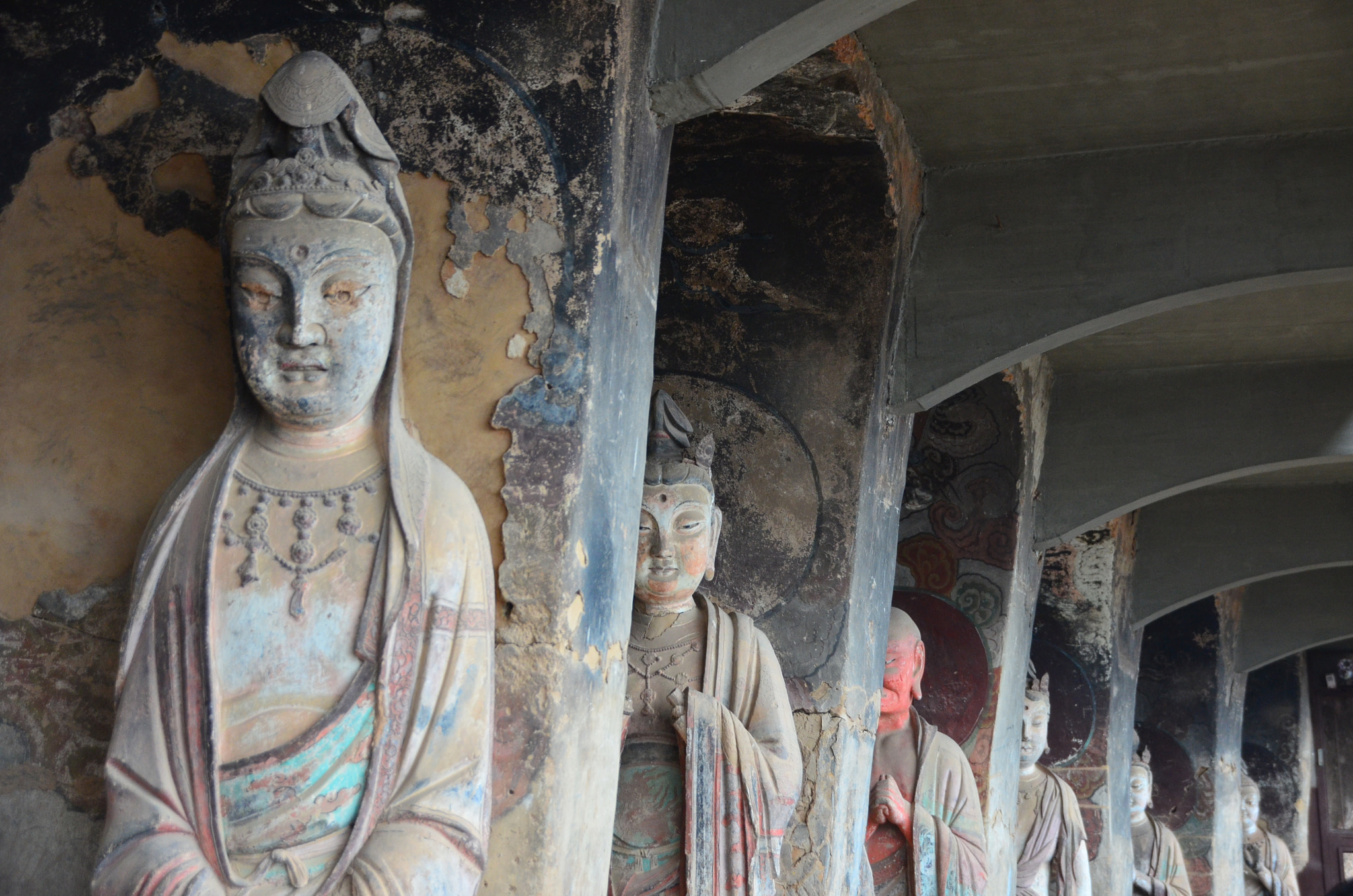 Sigma 18-250mm F3.5-6.3 DC Macro OS HSM sample photo. Maijishan grottoes photography