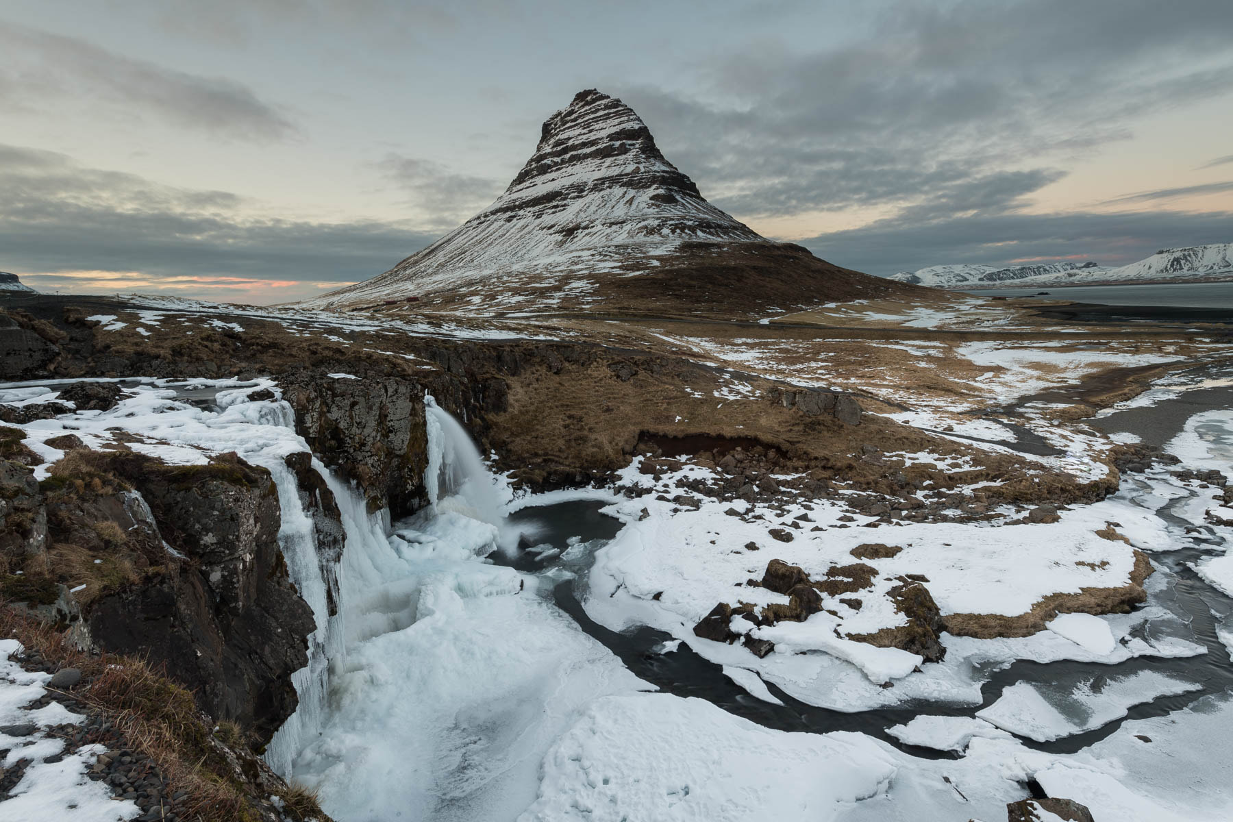 Nikon D5 + Nikon AF-S Nikkor 14-24mm F2.8G ED sample photo. Kirkjufell sunset photography