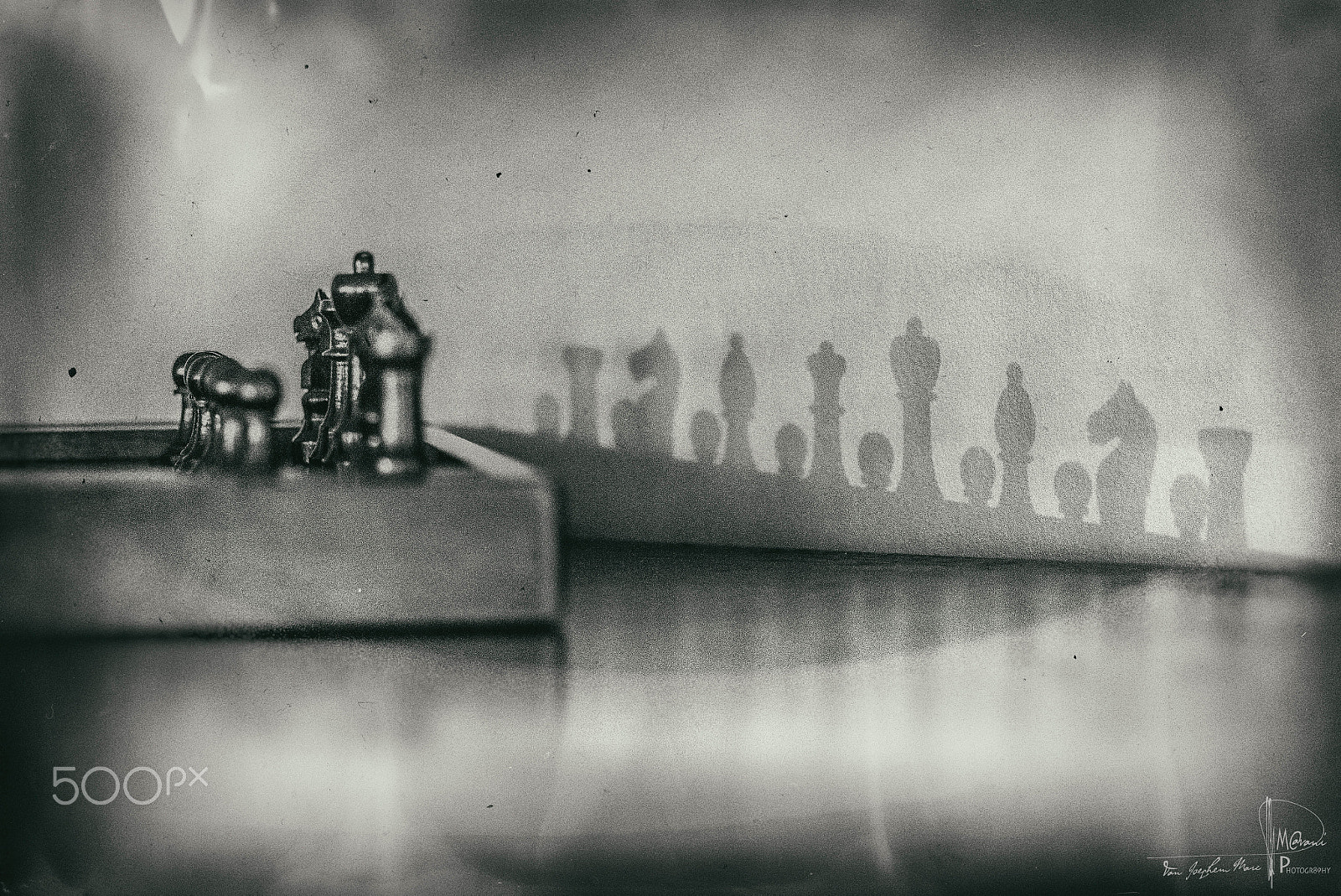 Sigma 105mm F2.8 EX DG Macro sample photo. Shadows of chess photography