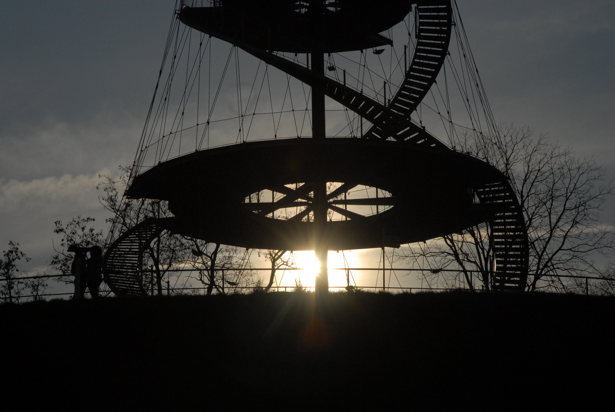 Nikon D200 sample photo. Aussichtsturm photography