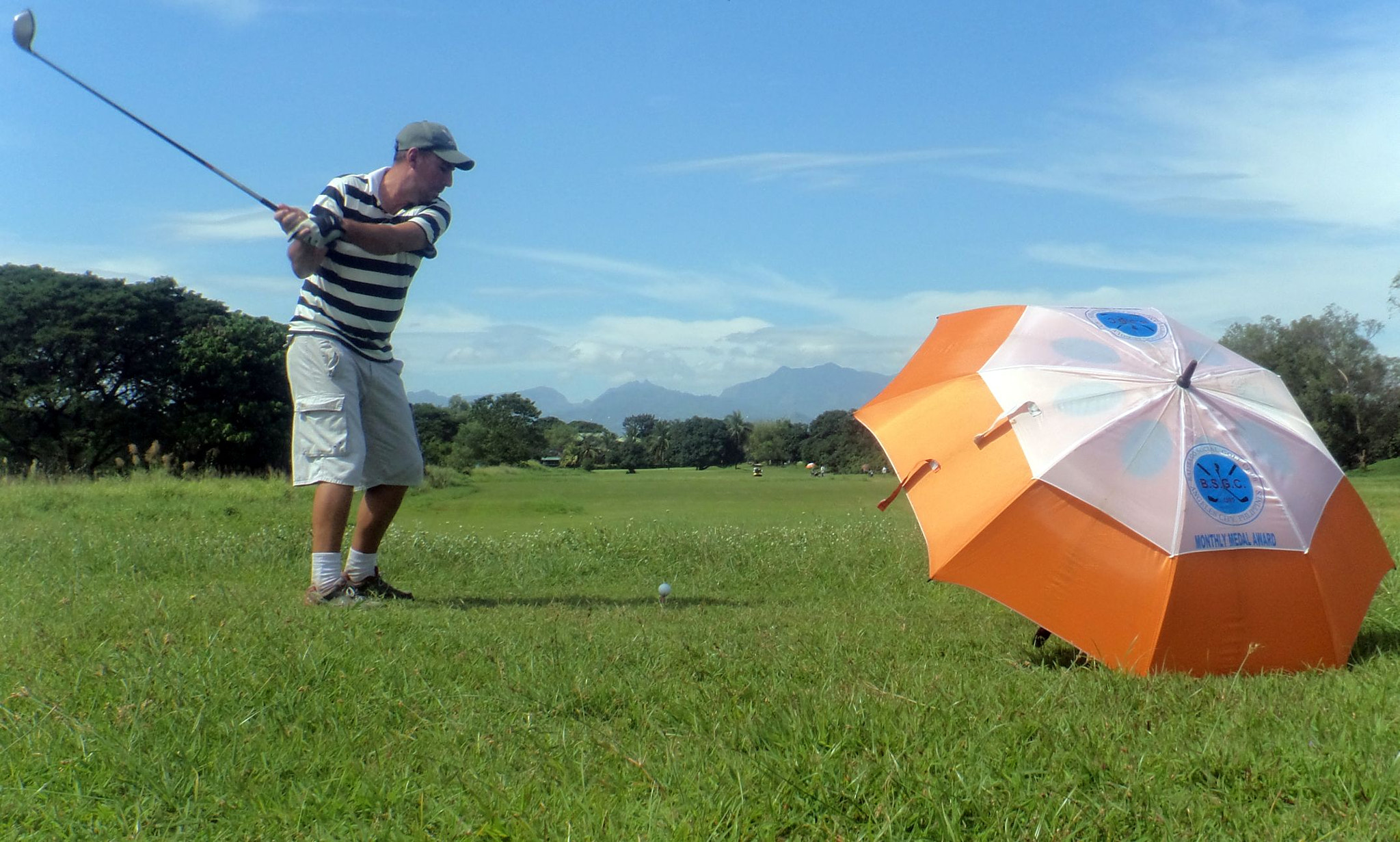 Sony Cyber-shot DSC-TF1 sample photo. Tee off right at mt. pinatubo photography
