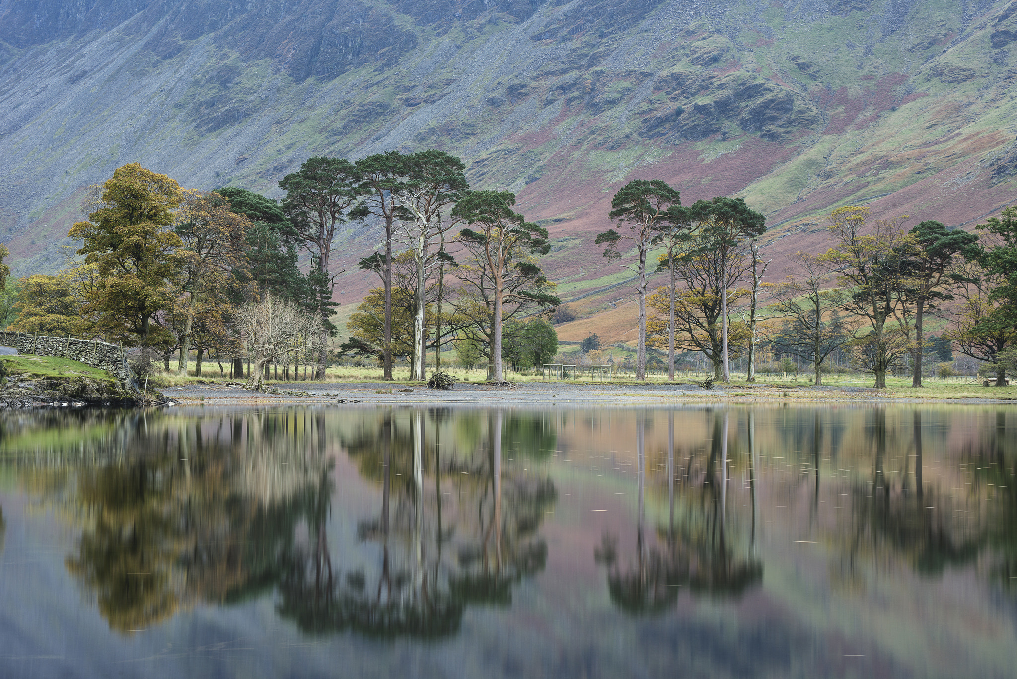 Nikon D800 sample photo. Stuning autumn fall landscape image of lake buttermere in lake d photography