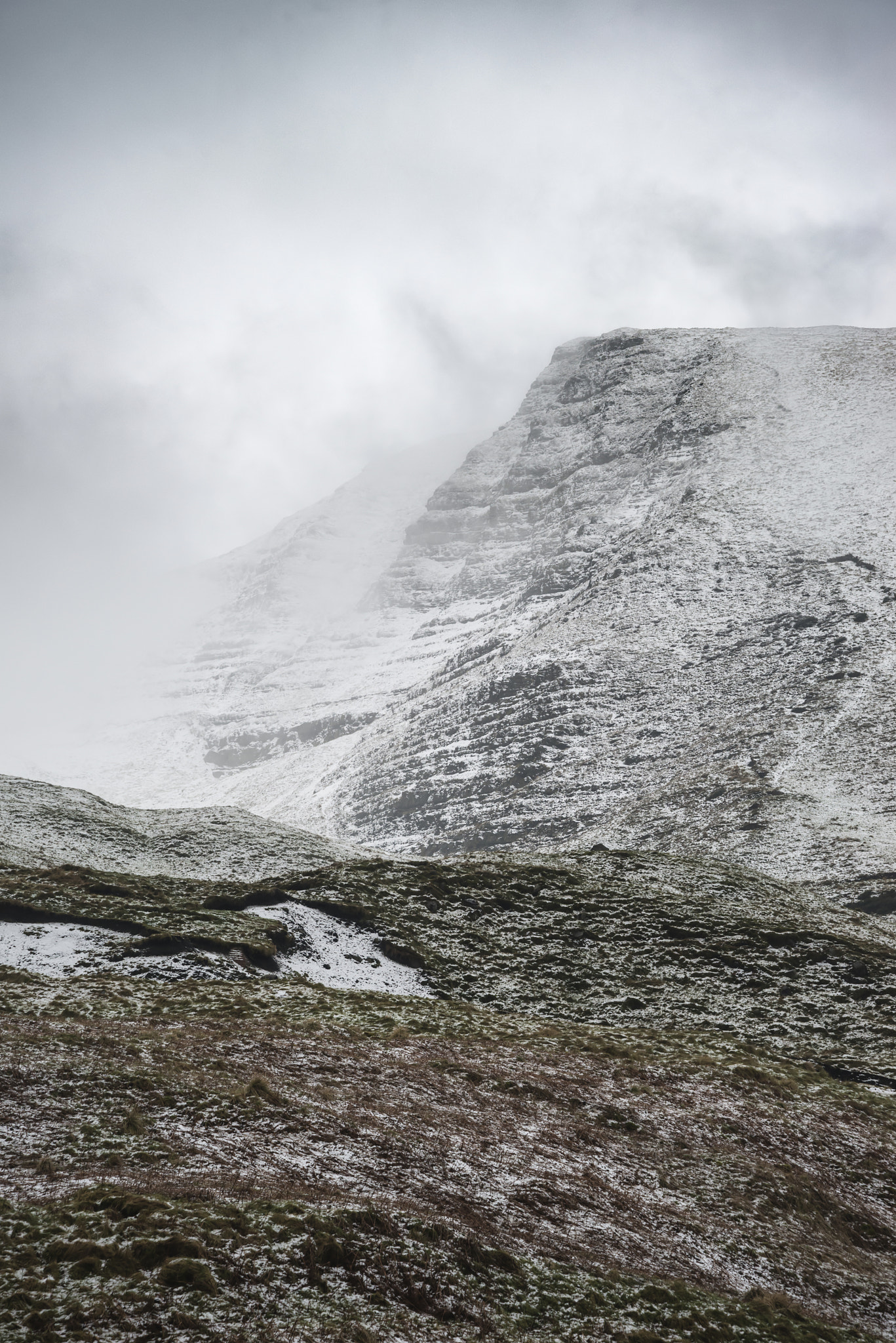 Nikon D800 sample photo. Beautiful winter landscape image around mam tor countryside in p photography