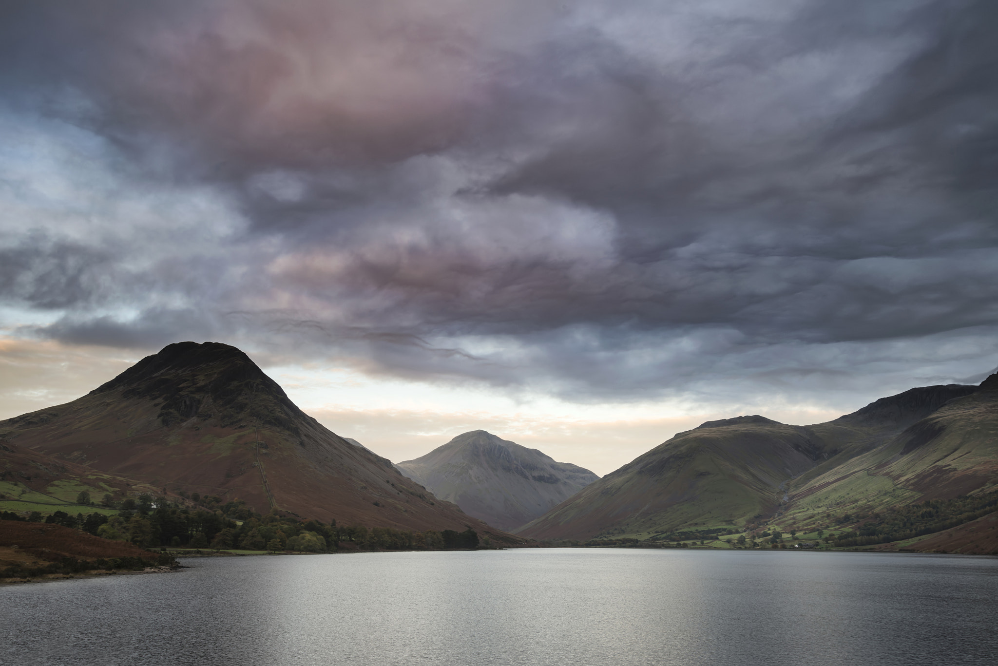 Nikon D800 sample photo. Beautiful landscape image of mountains around wast water in lake photography